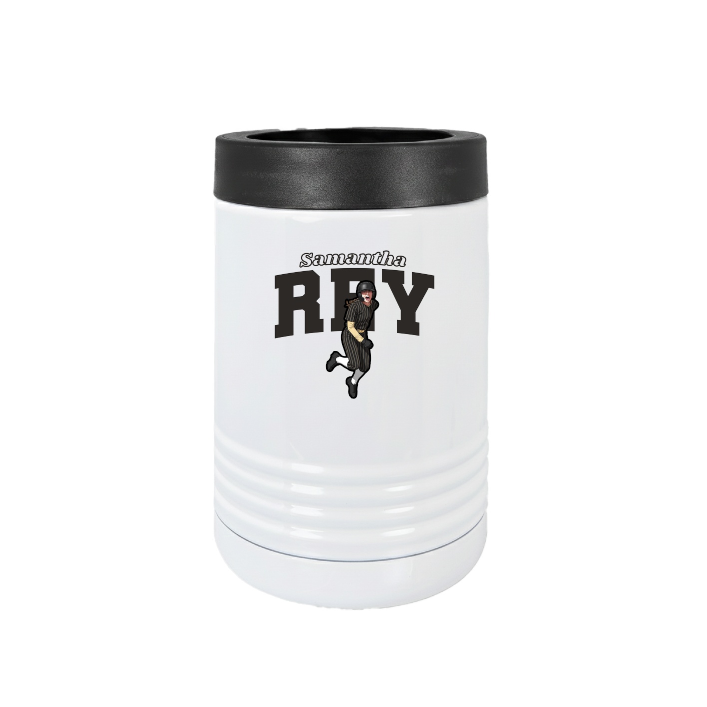 Beverage Holder — Name Arch in White