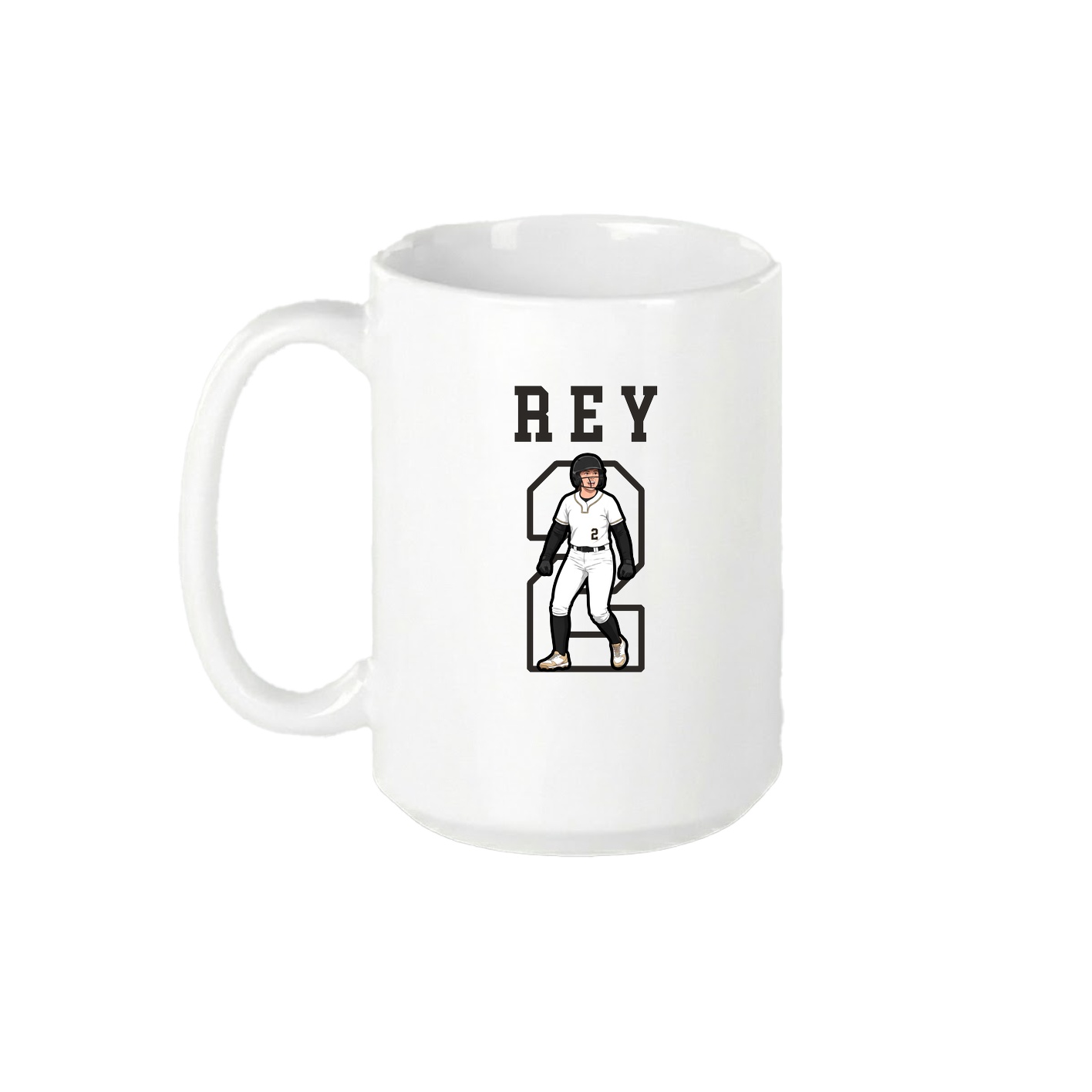 15oz Coffee Mug — Shirsey in White