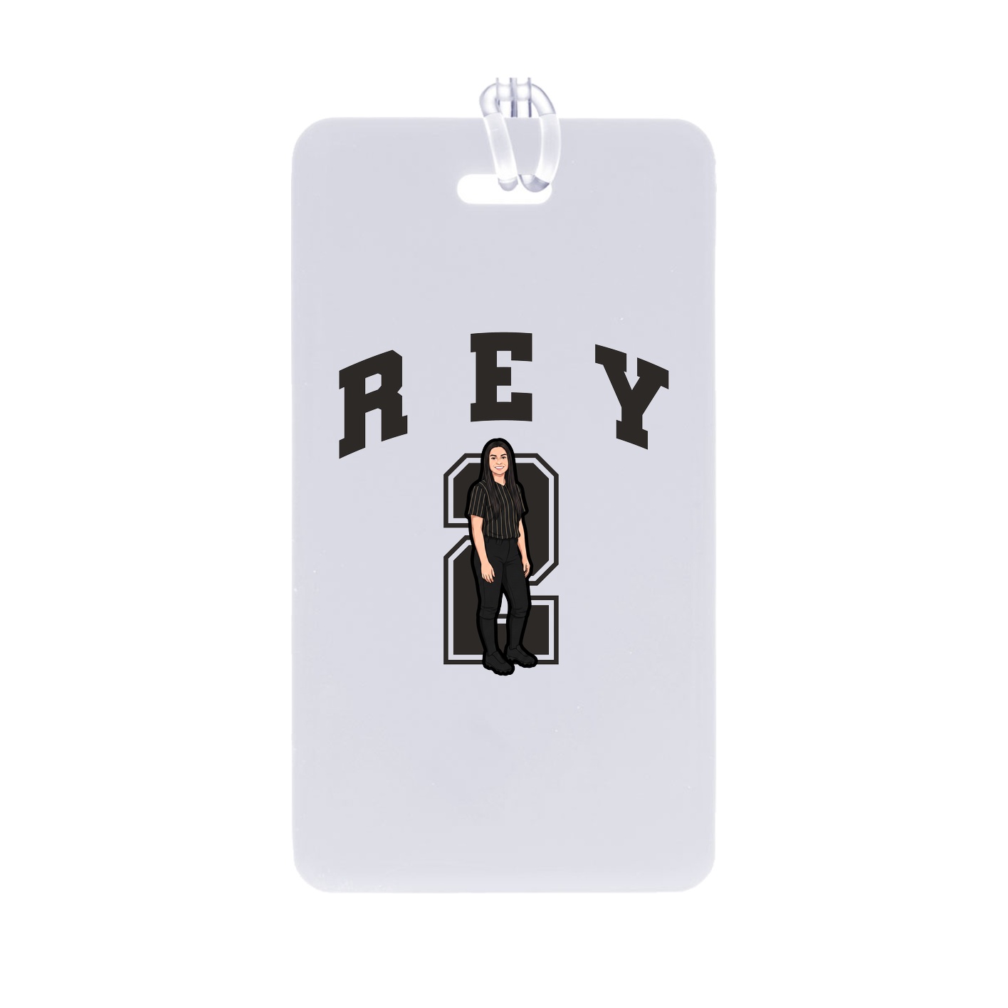 Bag Tag — Number in Classic