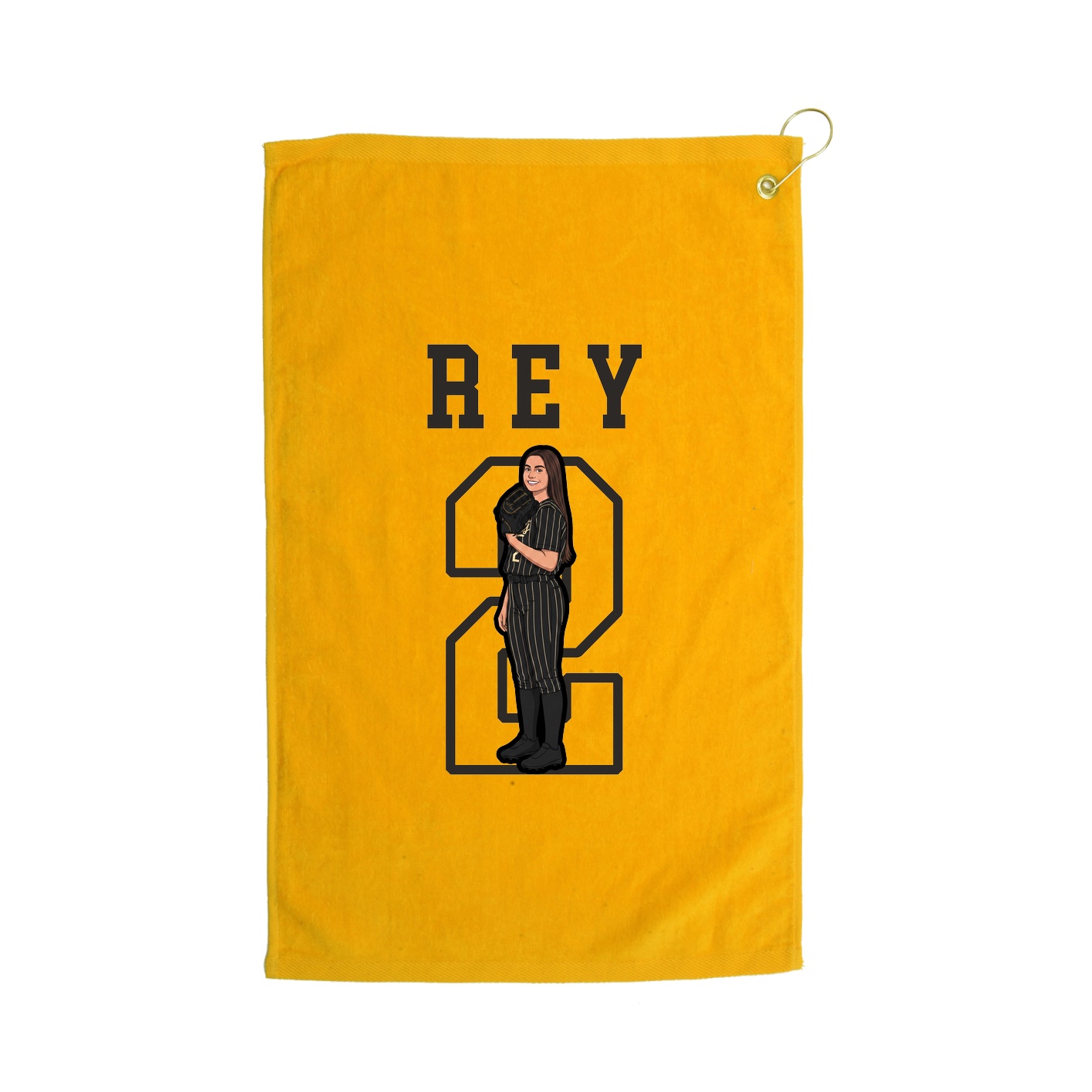 Golf Towel — Shirsey in Gold