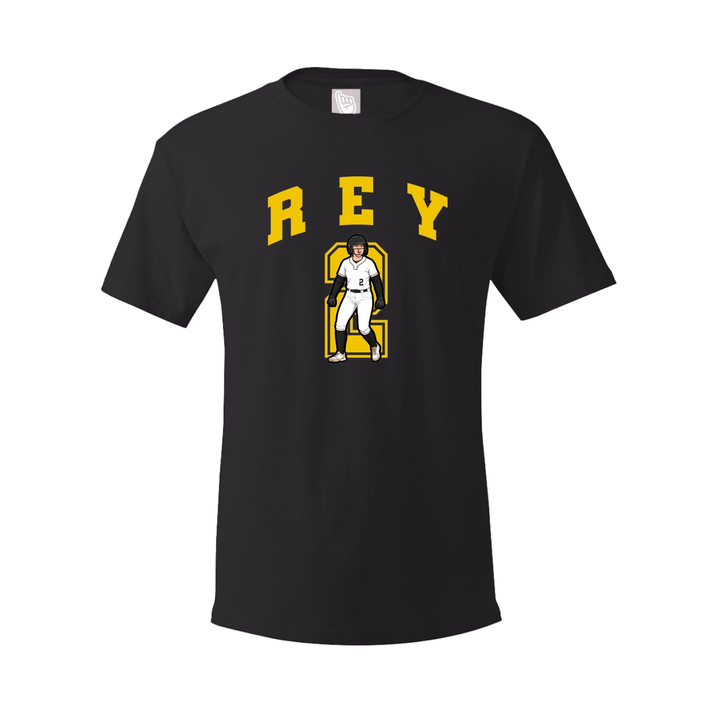 Youth Tee — Number in Black