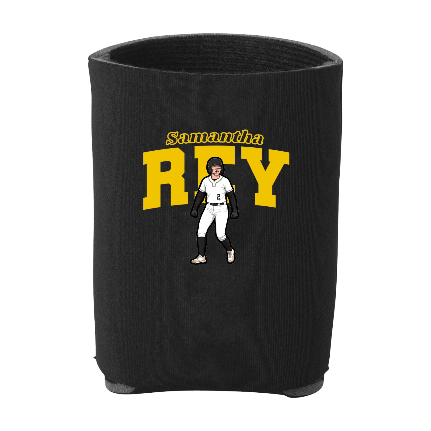 Can Holder — Name Arch in Black