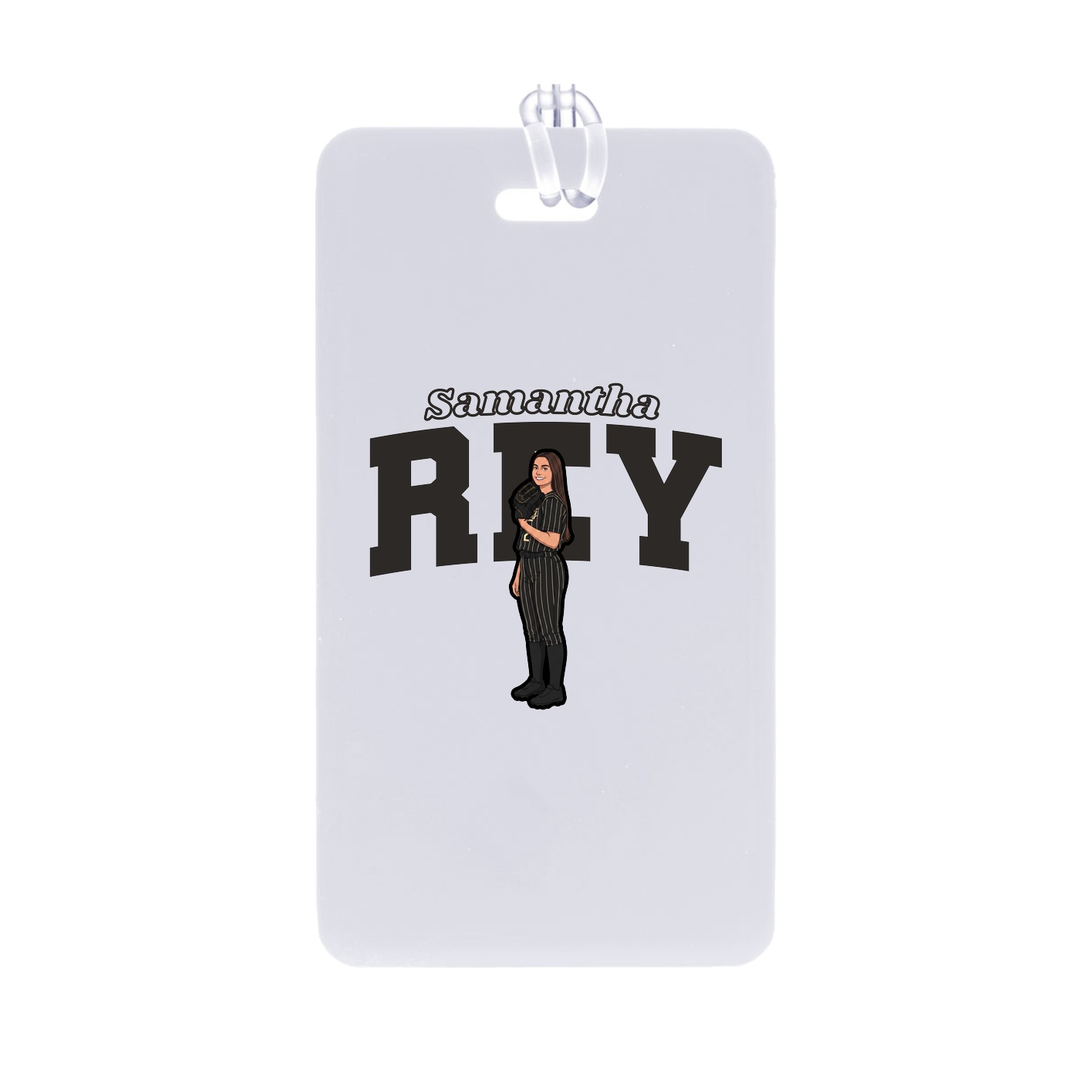 Bag Tag — Name Arch in Classic