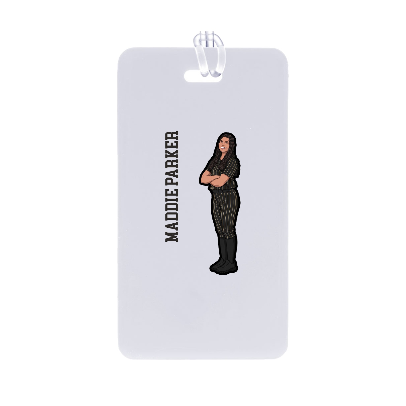 Bag Tag — Name Vertical in Classic