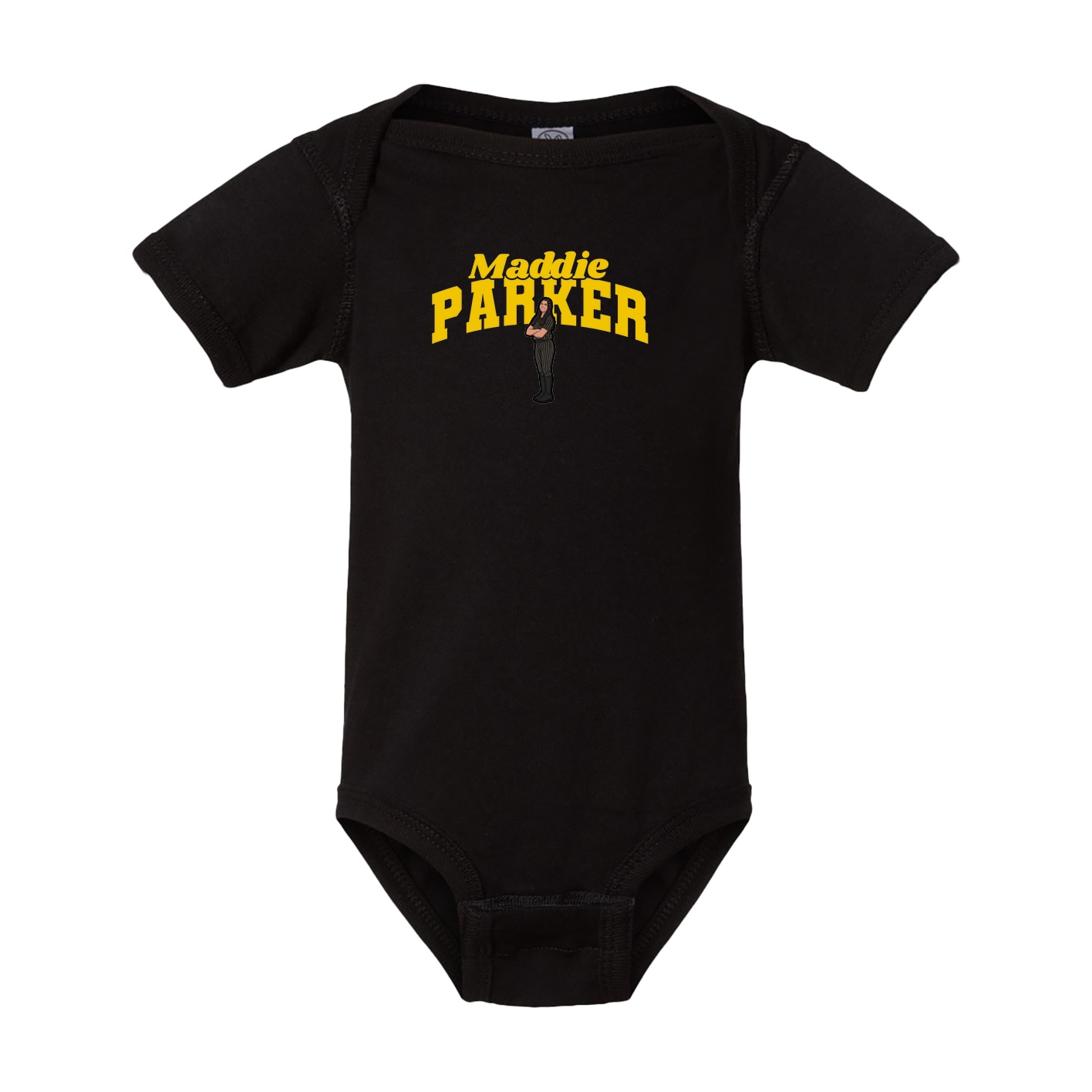 Baby Onesie — Signature Arch in Black