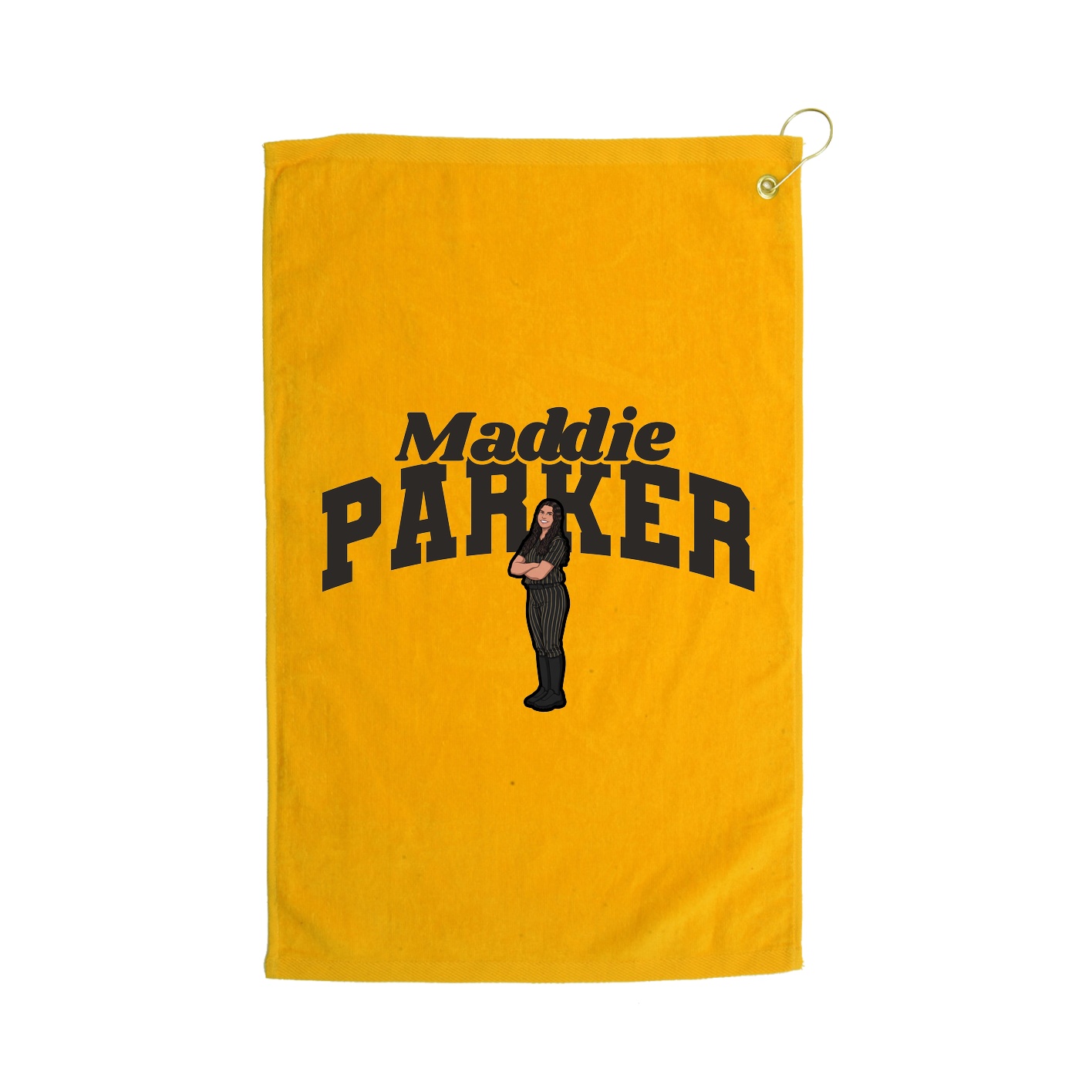 Golf Towel — Signature Arch in Gold