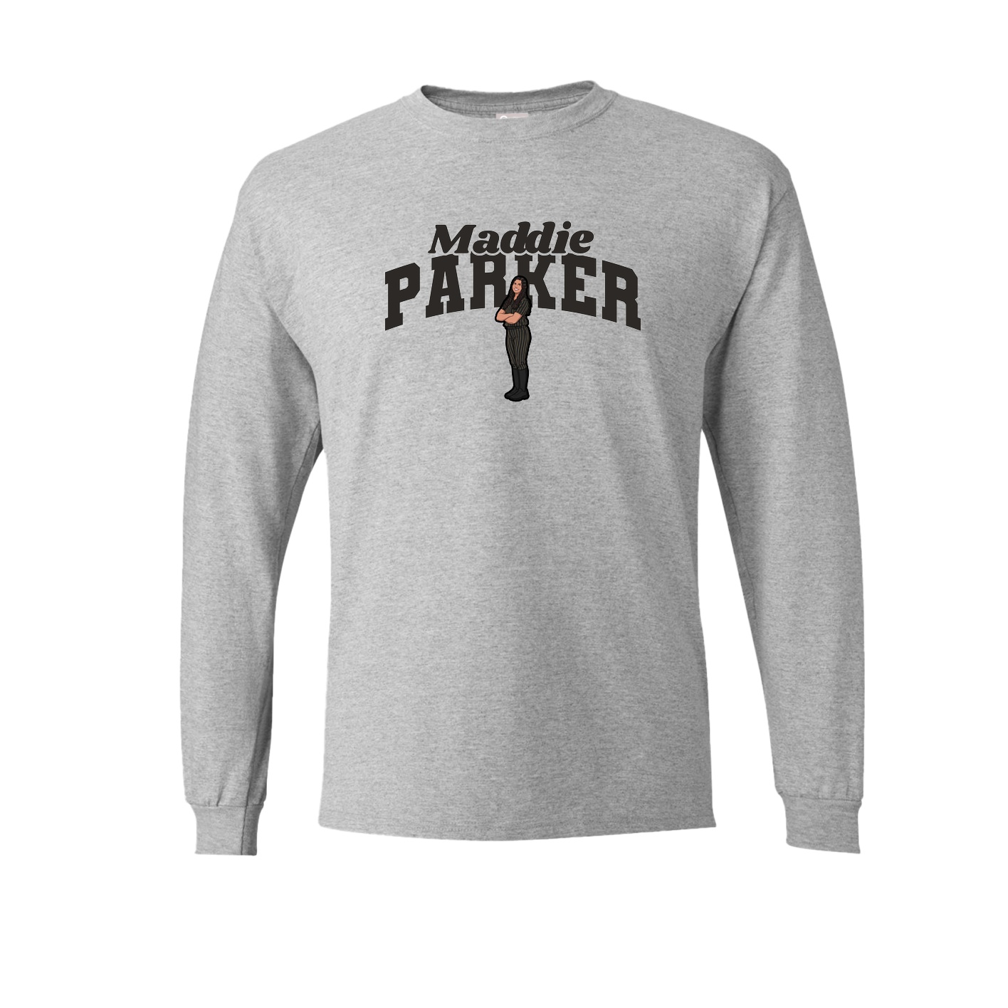Long Sleeve Tee — Signature Arch in Grey