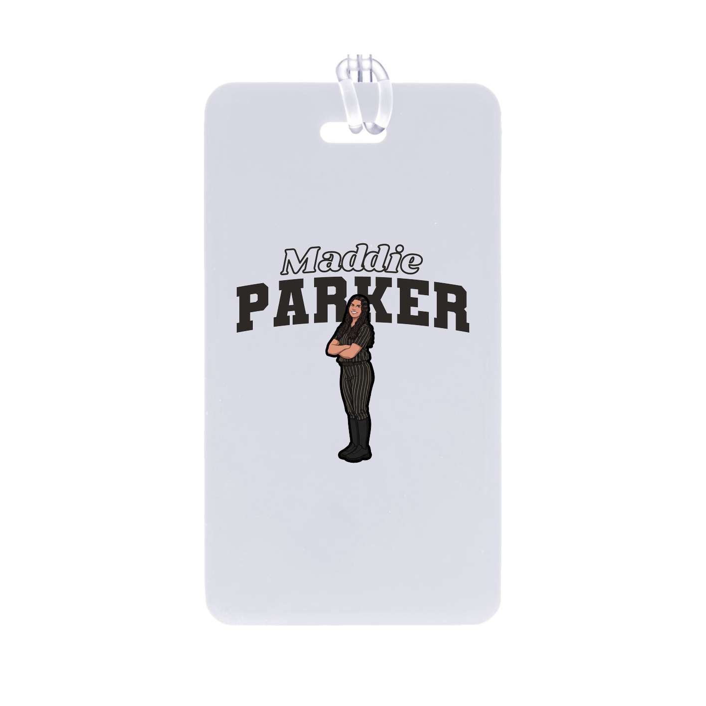 Bag Tag — Name Arch in Classic