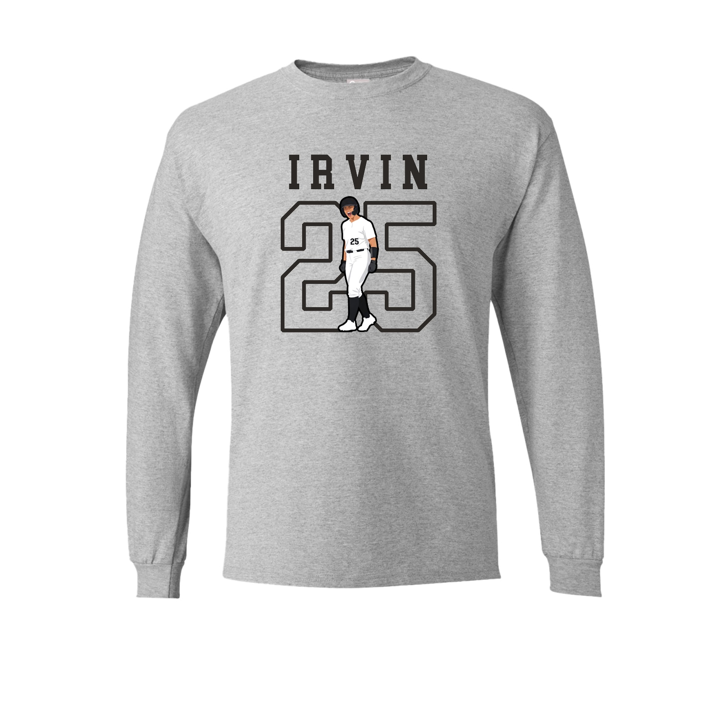 Long Sleeve Tee — Shirsey in Grey