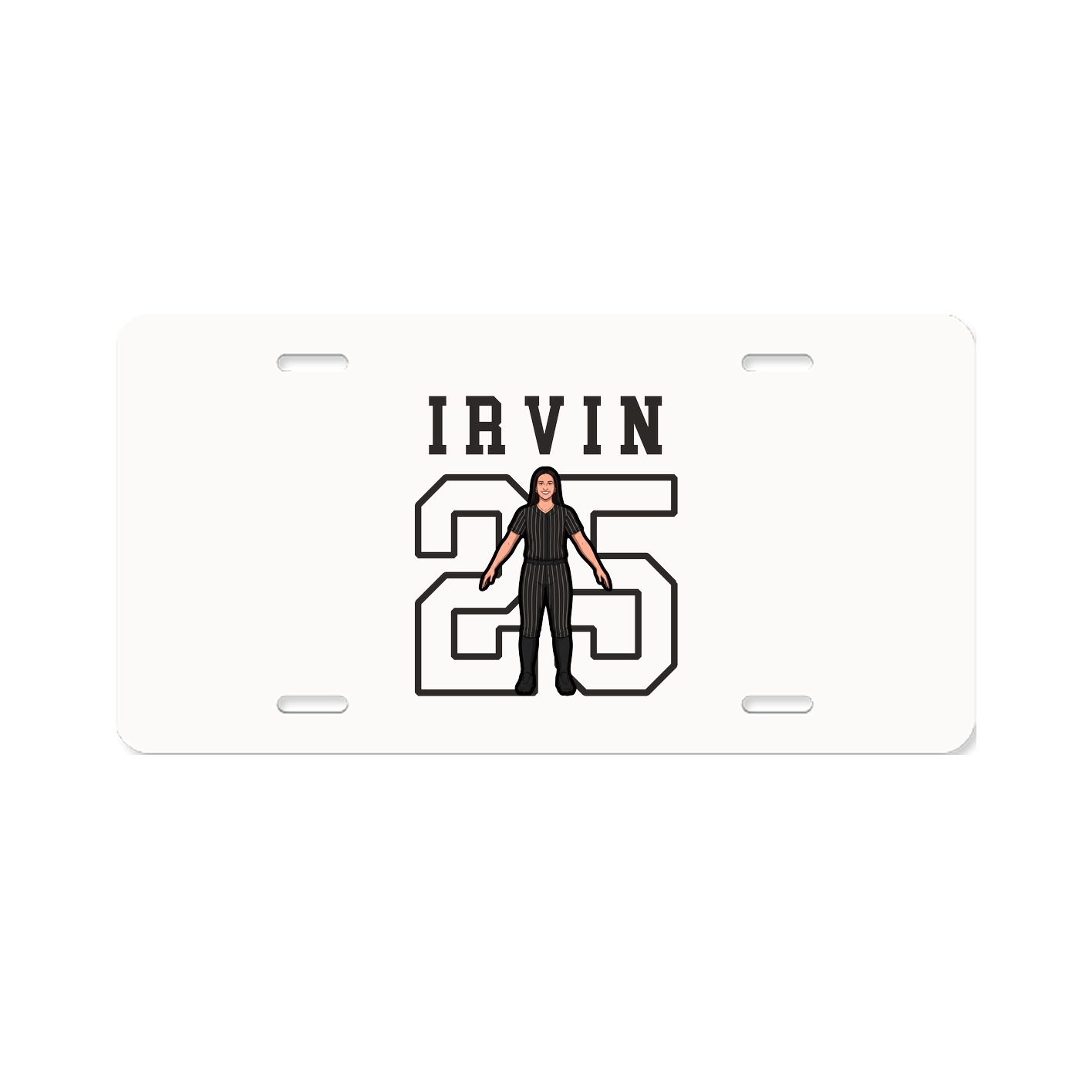 License Plate — Shirsey in Classic