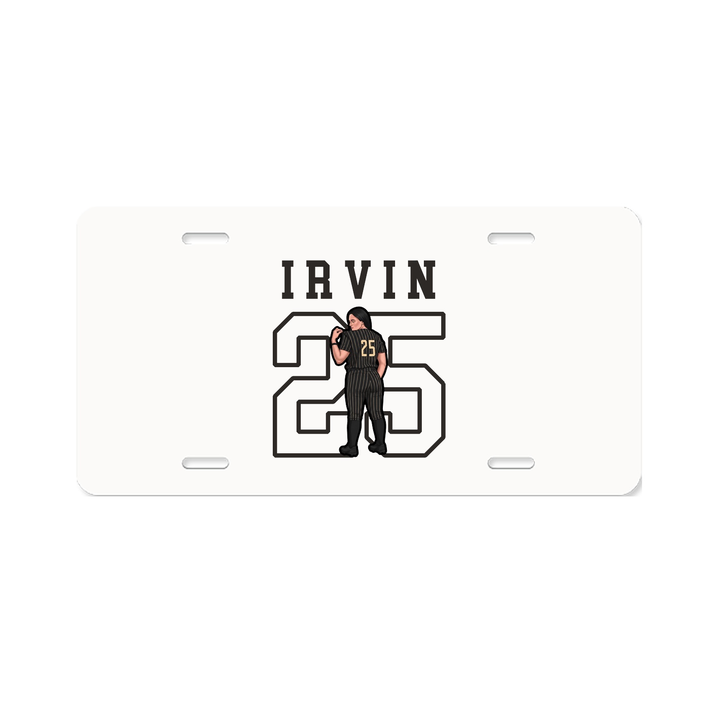 License Plate — Shirsey in Classic