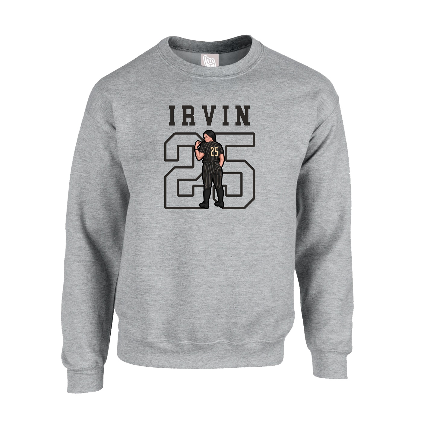 Fleece Crew — Shirsey in Grey
