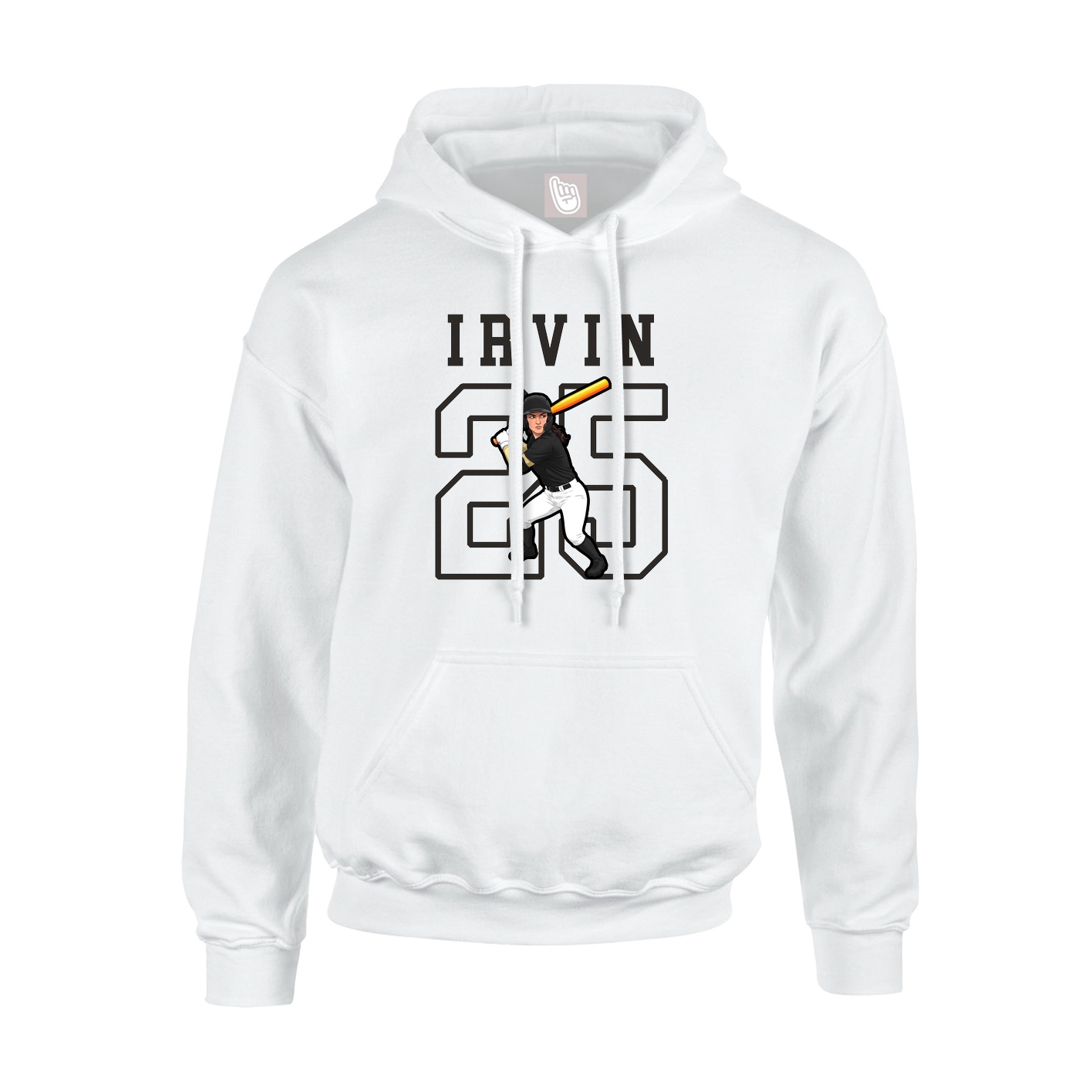 Hoodie — Shirsey in White