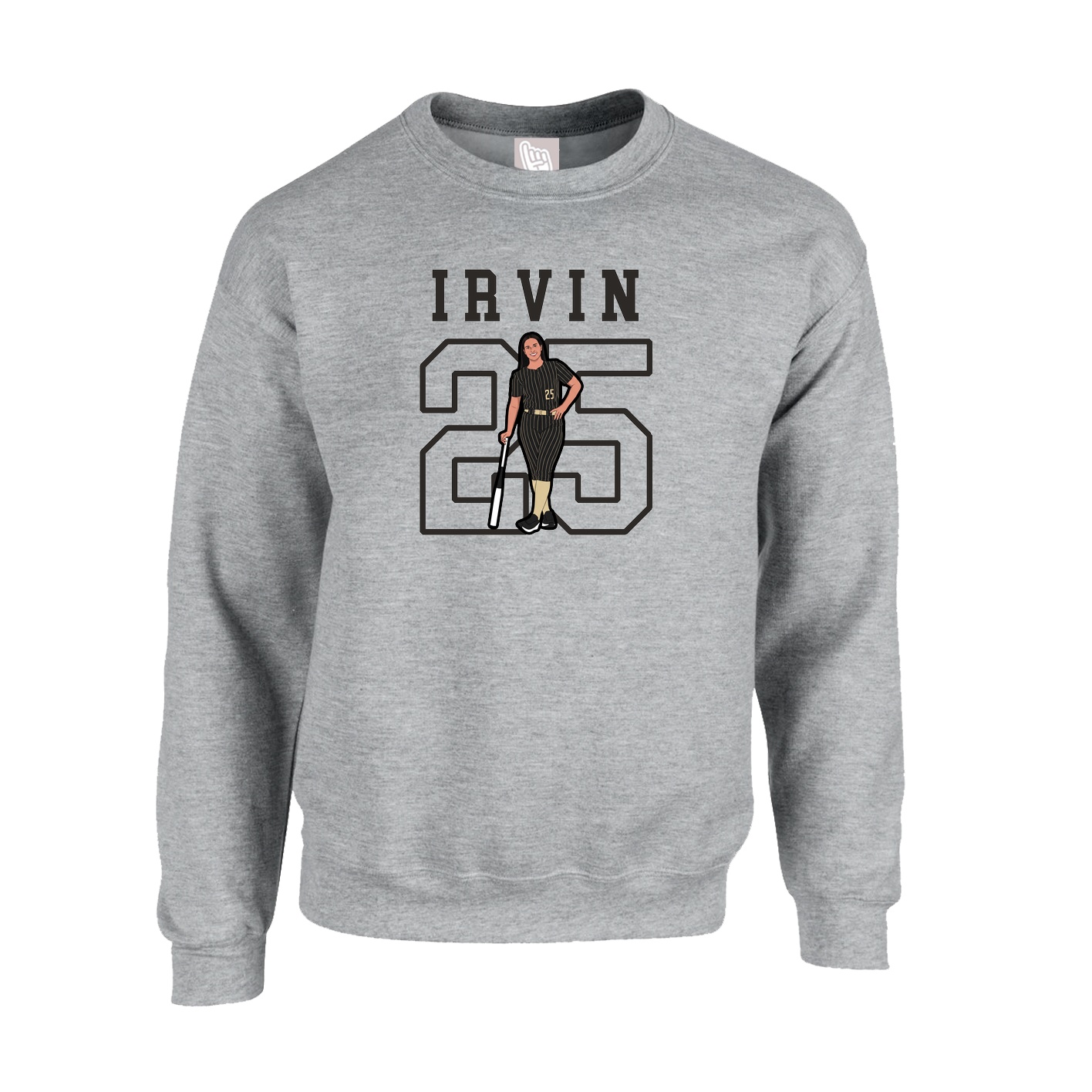 Fleece Crew — Shirsey in Grey