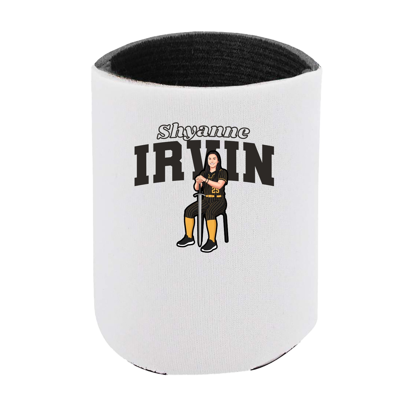 Can Holder — Name Arch in White