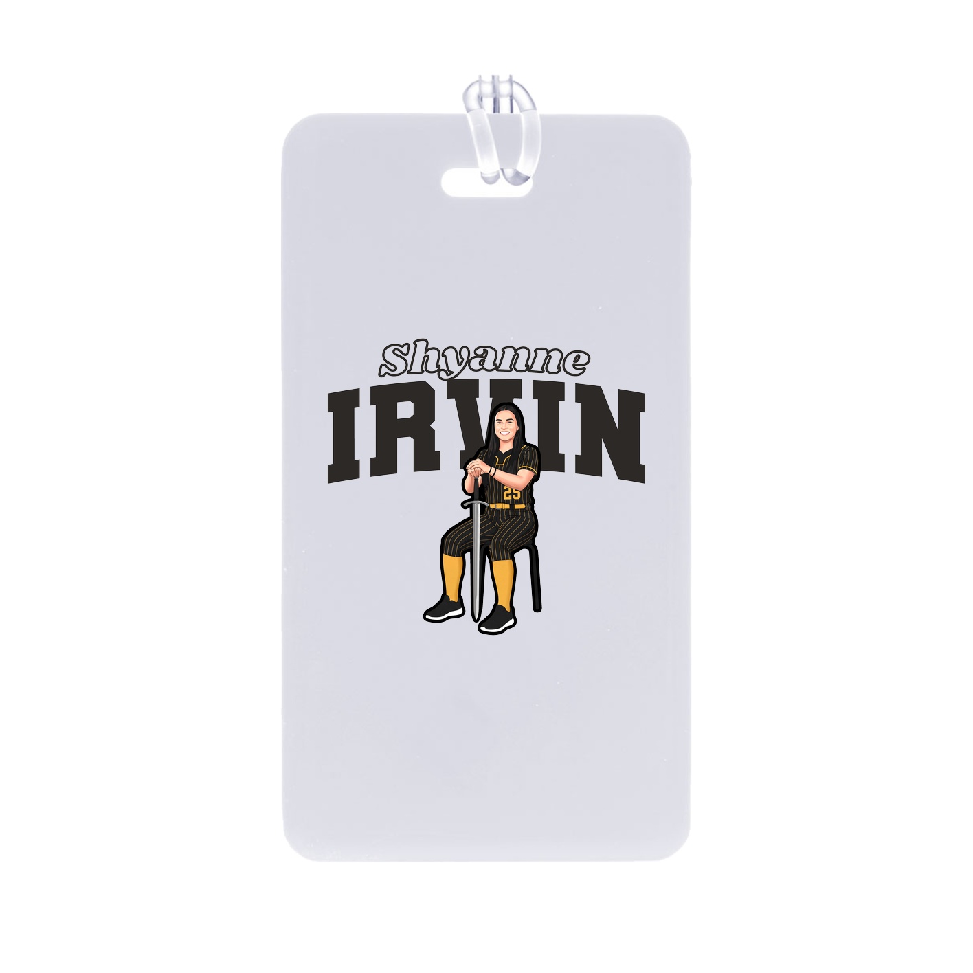Bag Tag — Name Arch in Classic