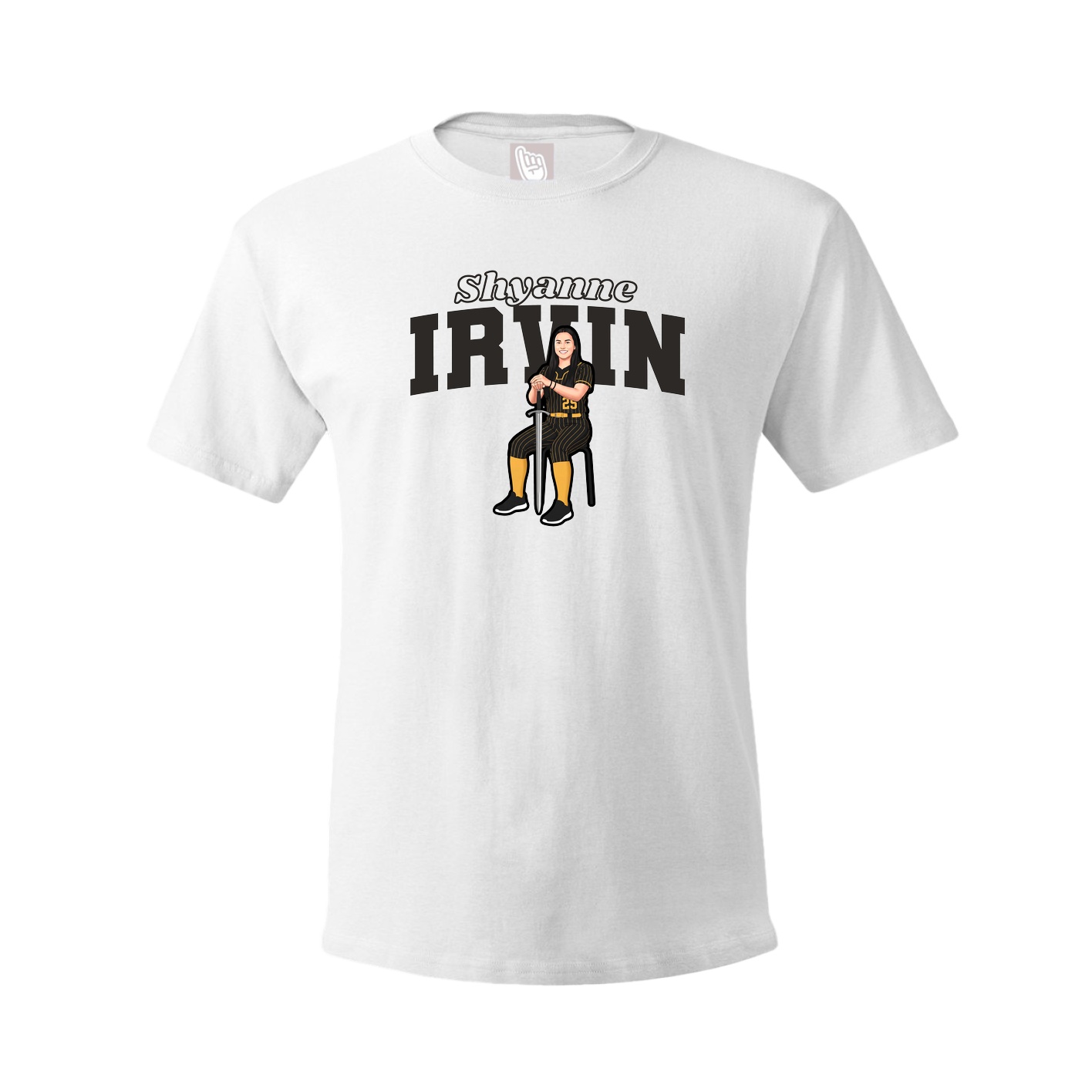 Tee — Name Arch in White
