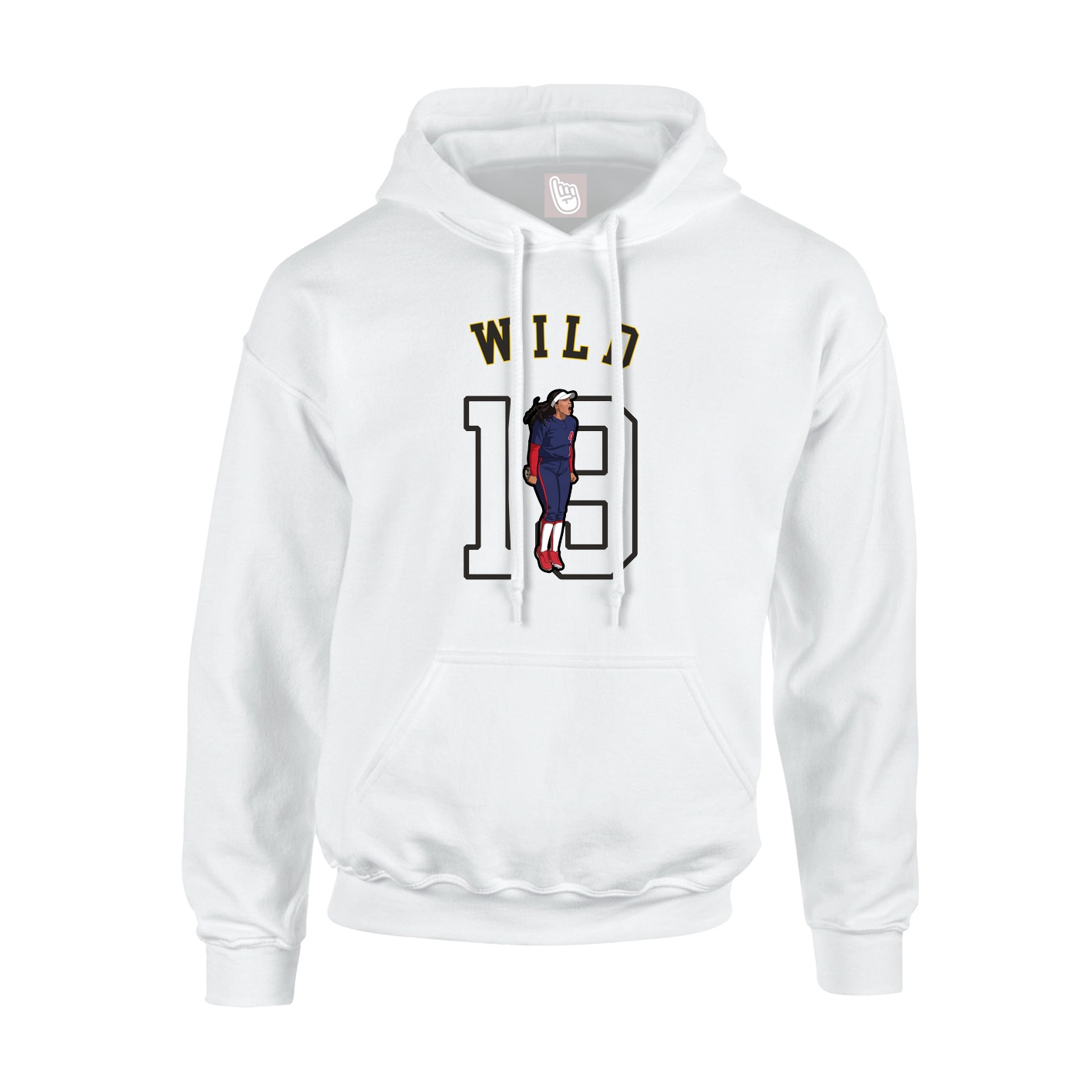 Hoodie — Shirsey Arch in White