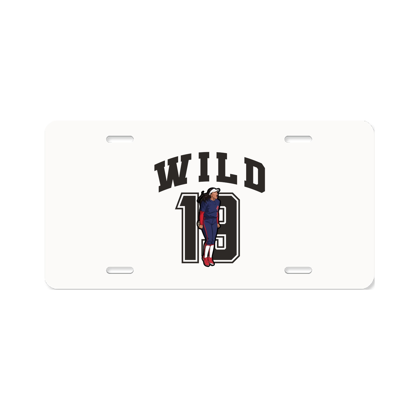 License Plate — Number in Classic