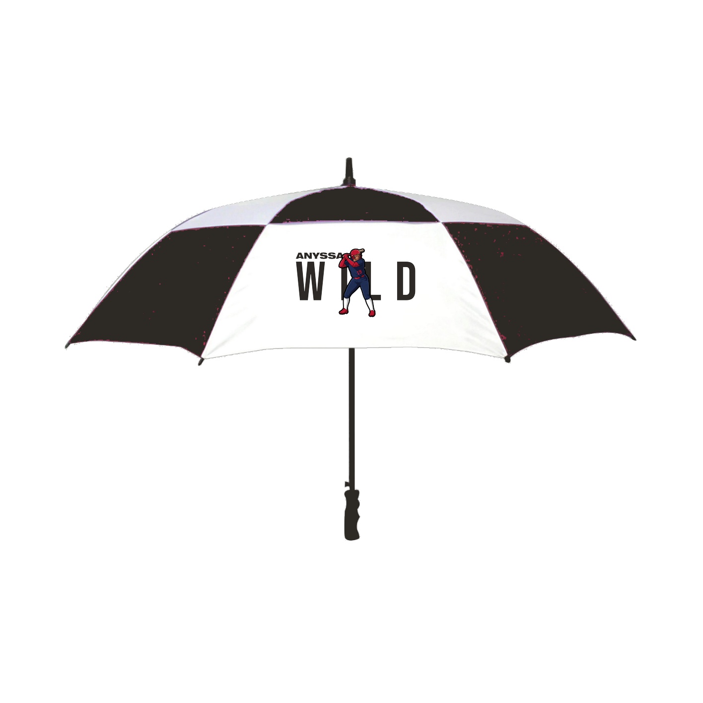 Golf Umbrella — Player Name in Black
