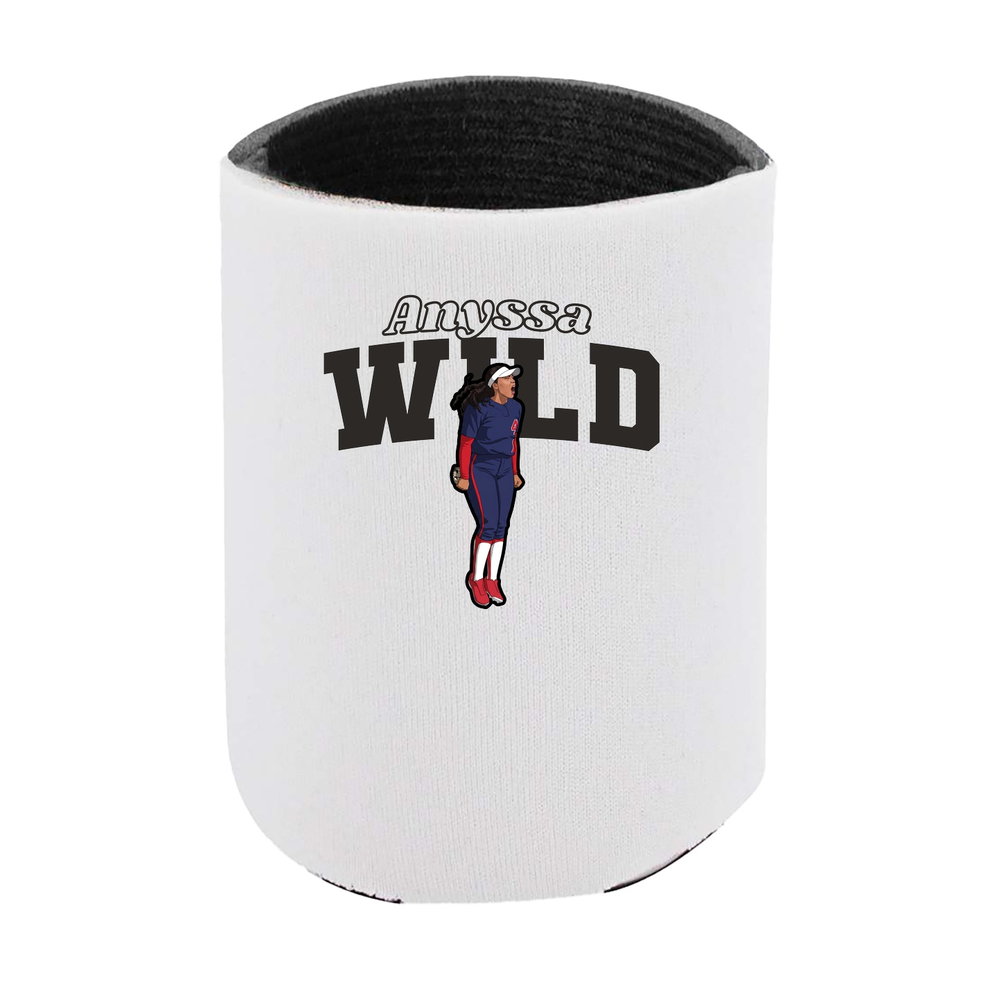 Can Holder — Name Arch in White