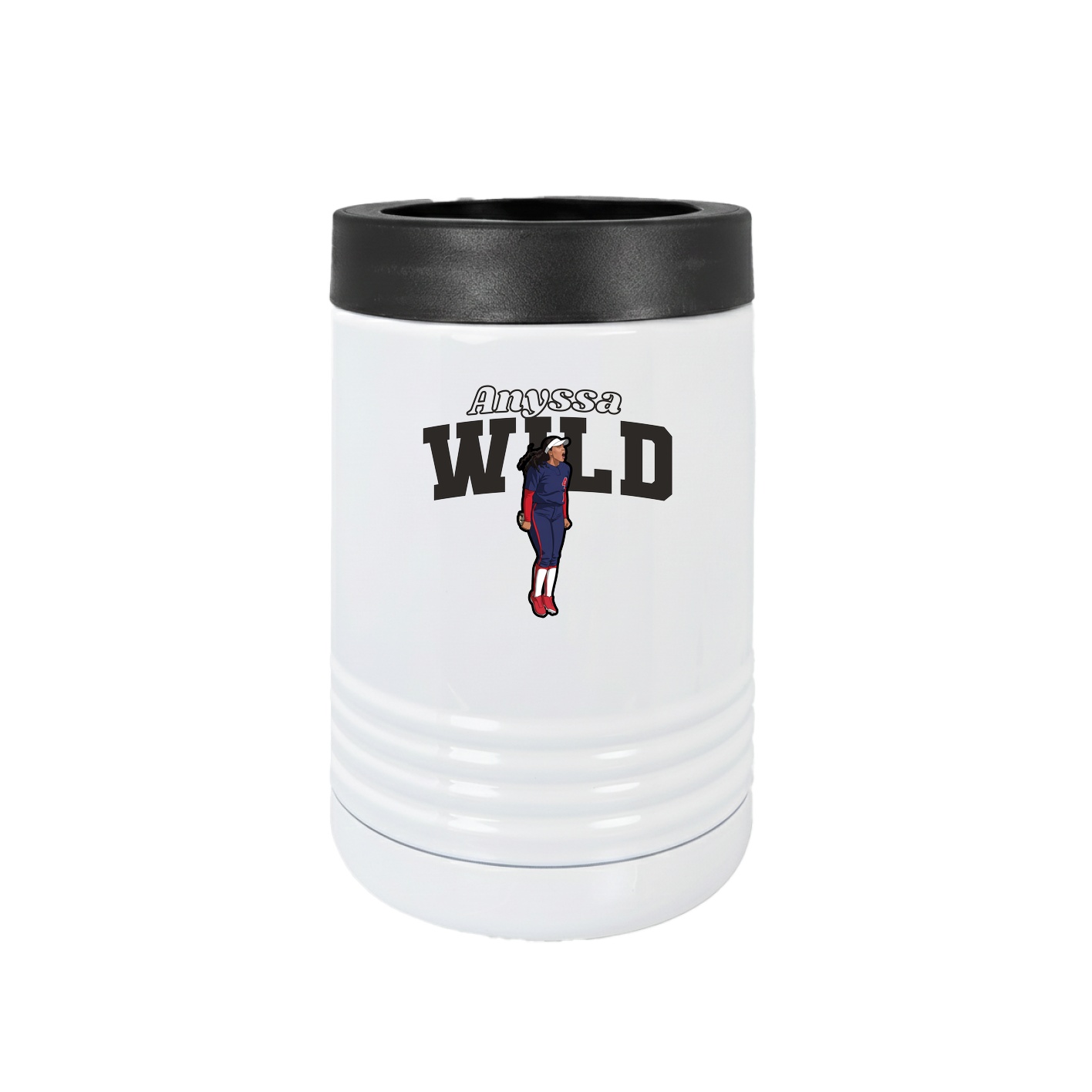Beverage Holder — Name Arch in White