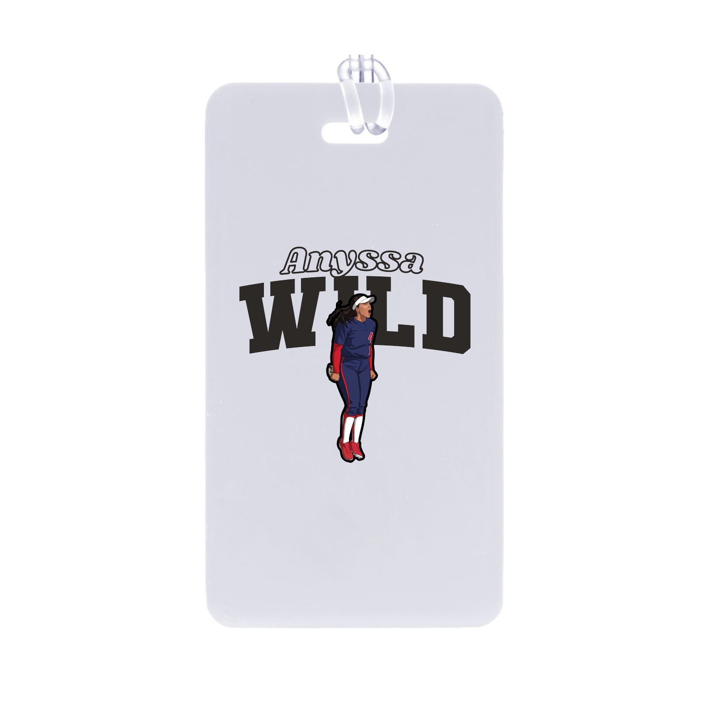 Bag Tag — Name Arch in Classic