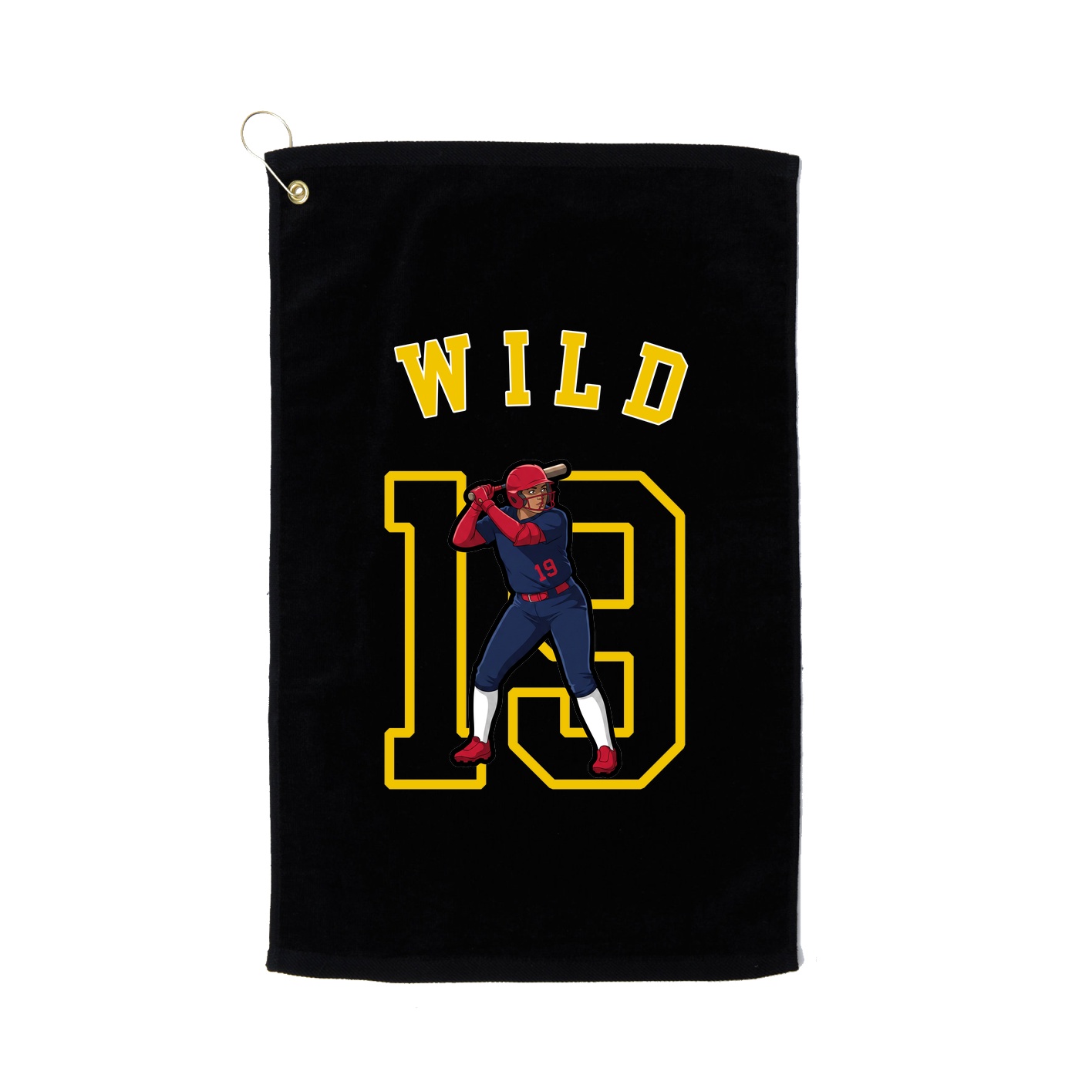 Golf Towel — Shirsey Arch in Black