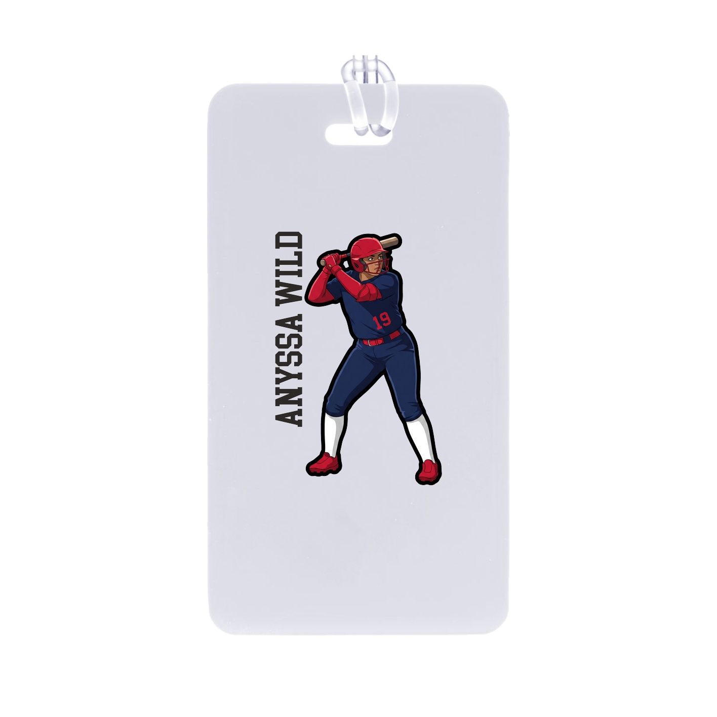 Bag Tag — Name Vertical in Classic