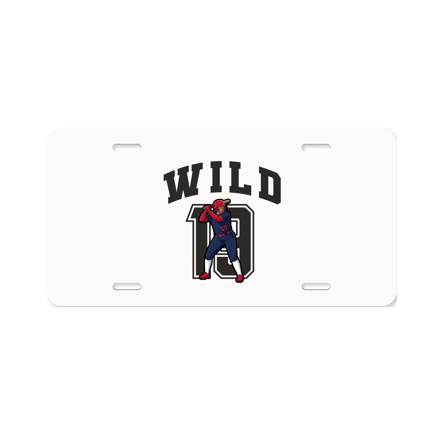 License Plate — Number in Classic