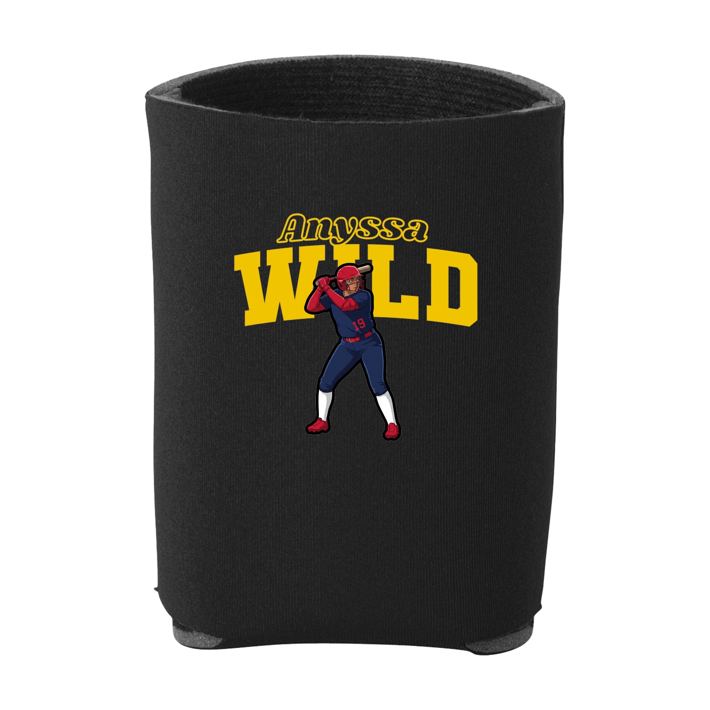 Can Holder — Name Arch in Black