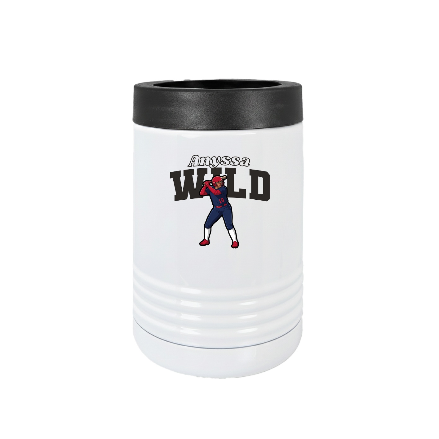 Beverage Holder — Name Arch in White