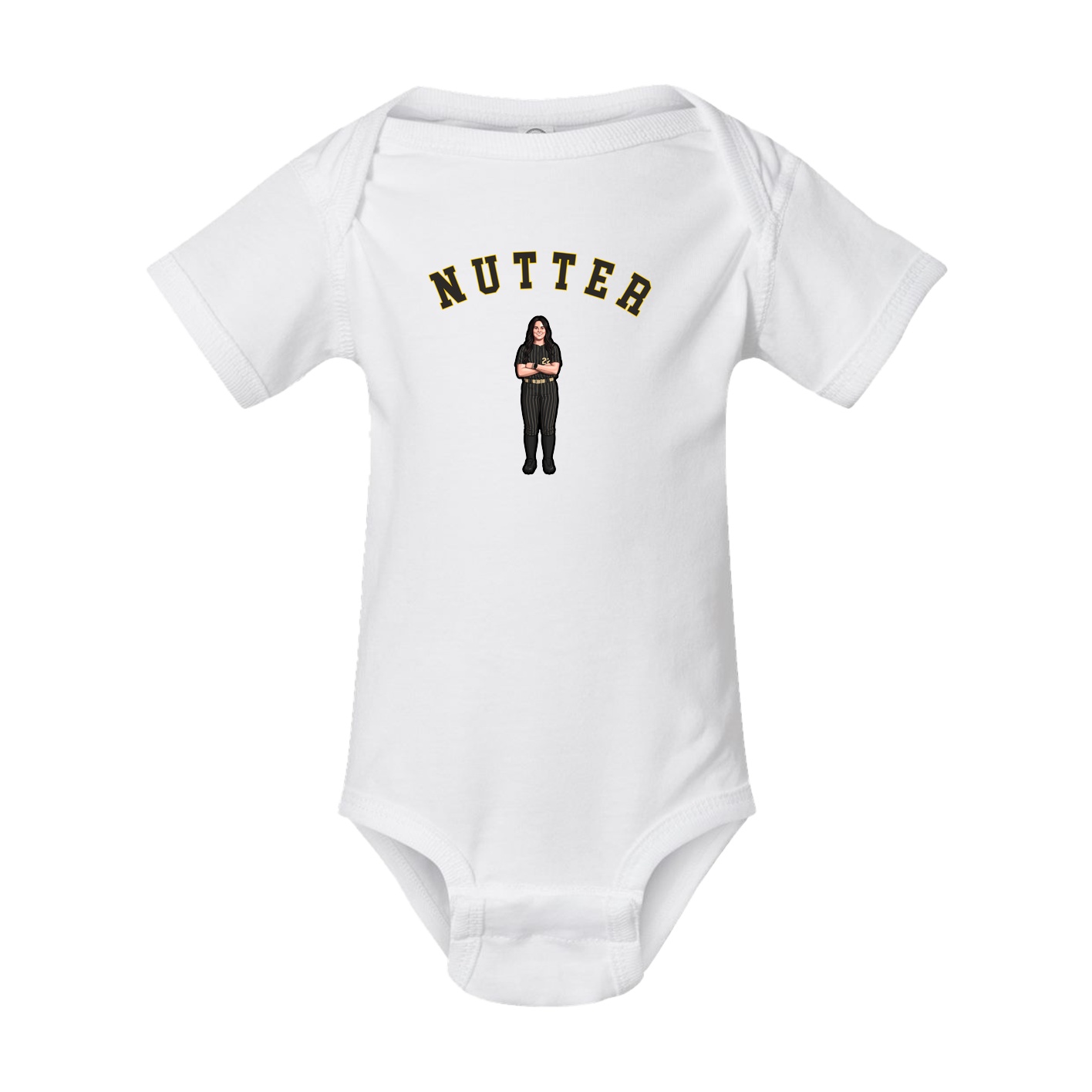 Baby Onesie — Shirsey Arch in White