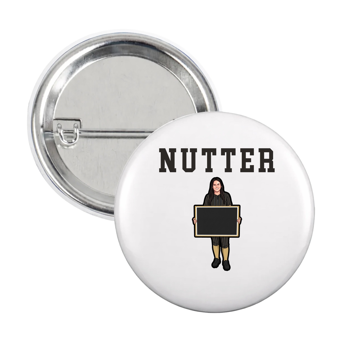 Game Day Button — Shirsey in White
