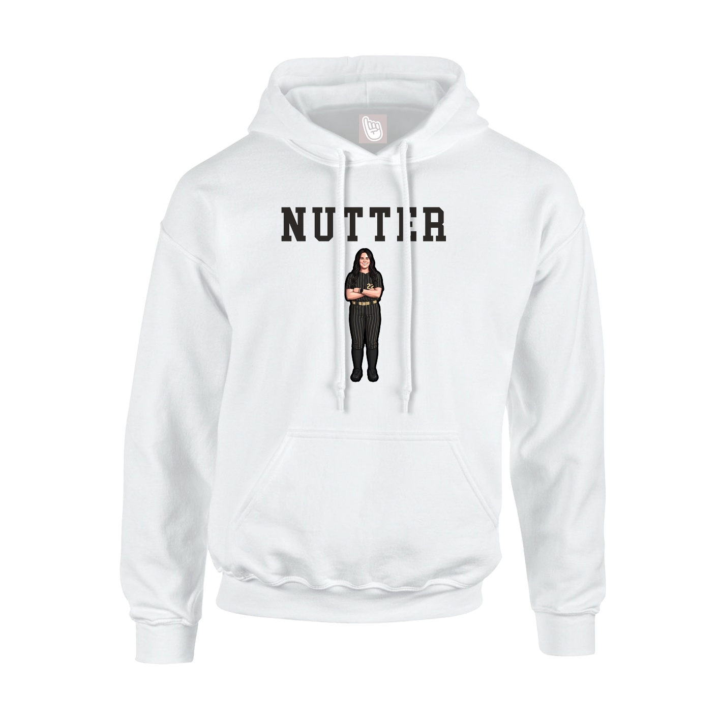 Hoodie — Shirsey in White