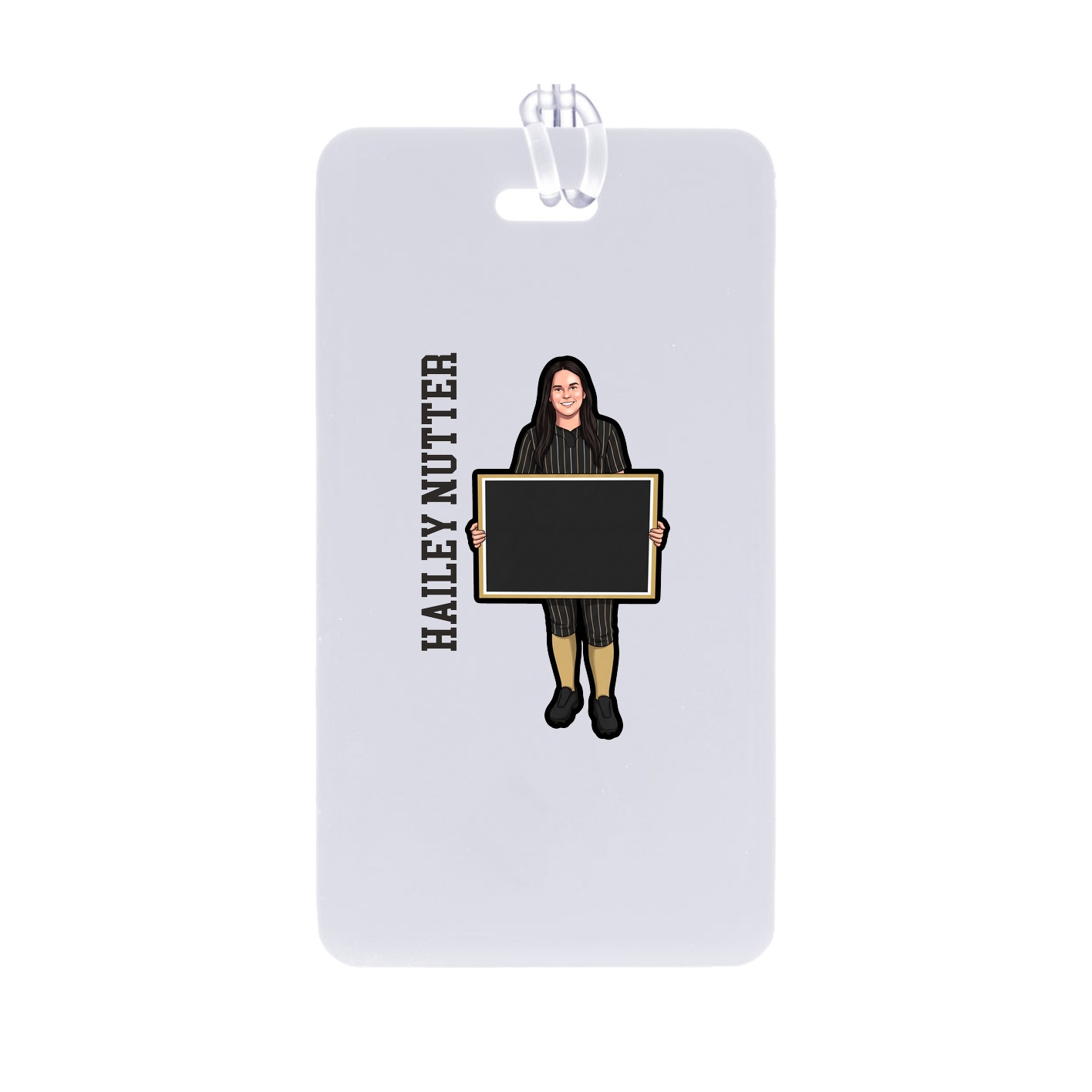 Bag Tag — Name Vertical in Classic