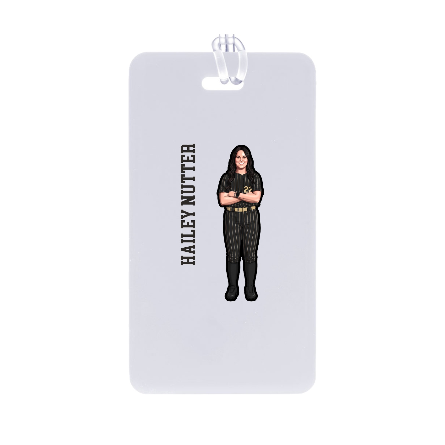 Bag Tag — Name Vertical in Classic