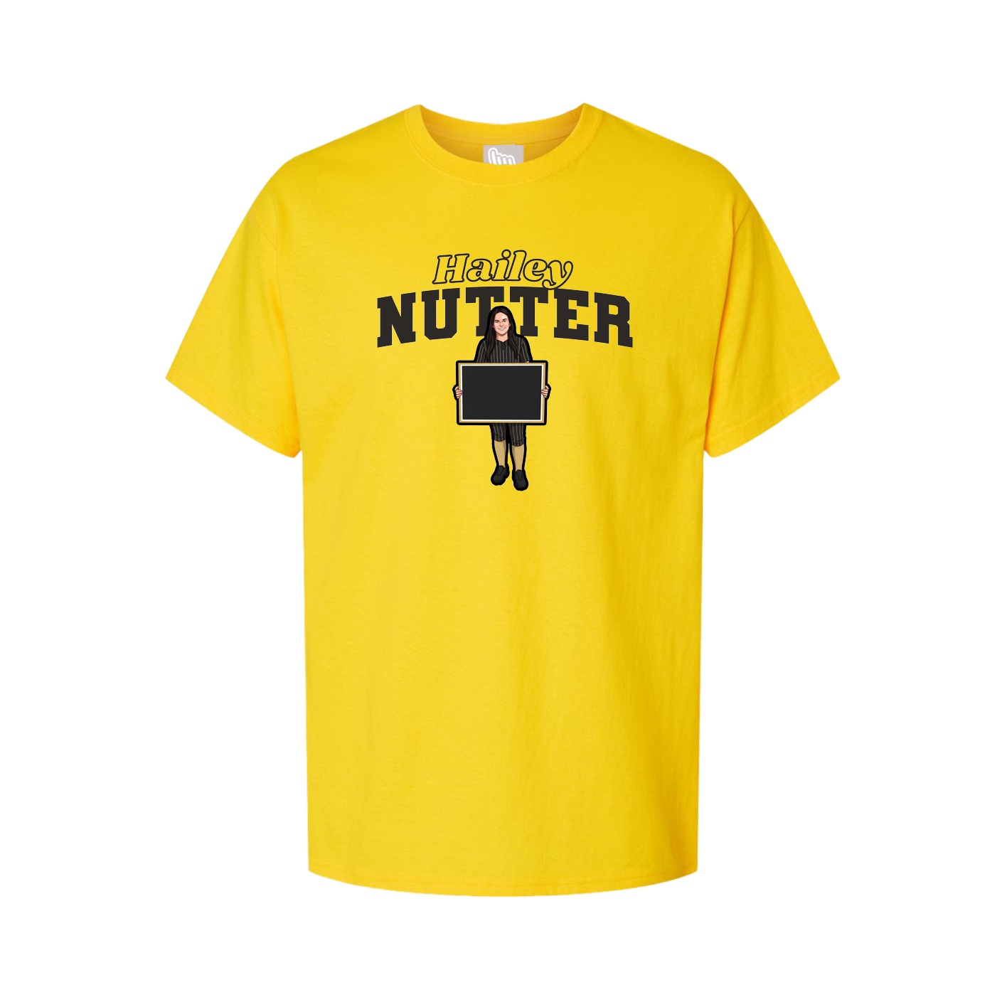 Youth Tee — Name Arch in Gold