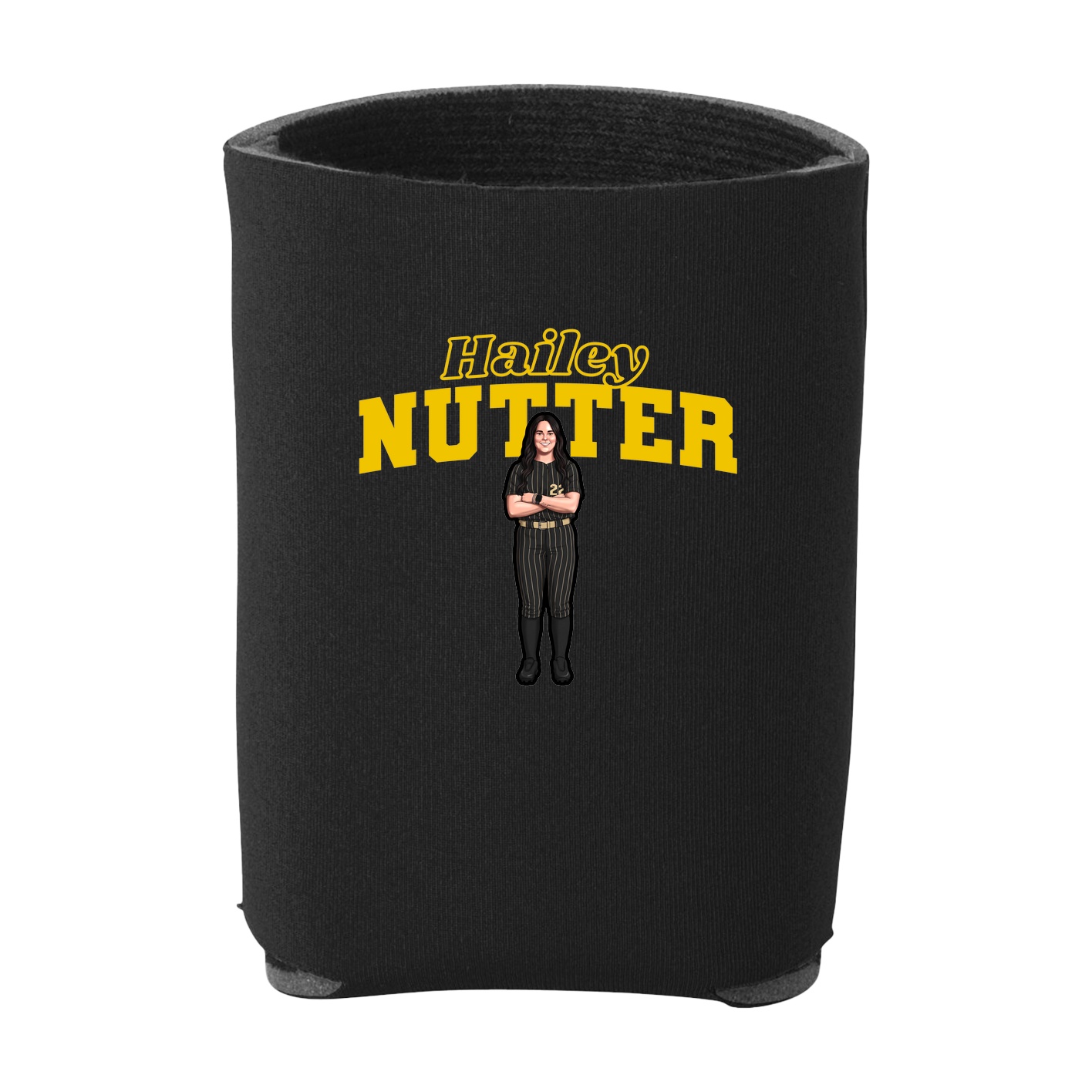 Can Holder — Name Arch in Black