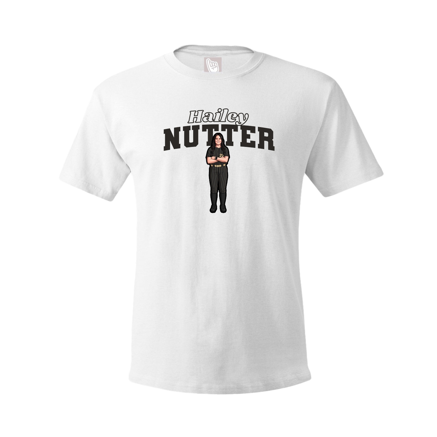 Tee — Name Arch in White