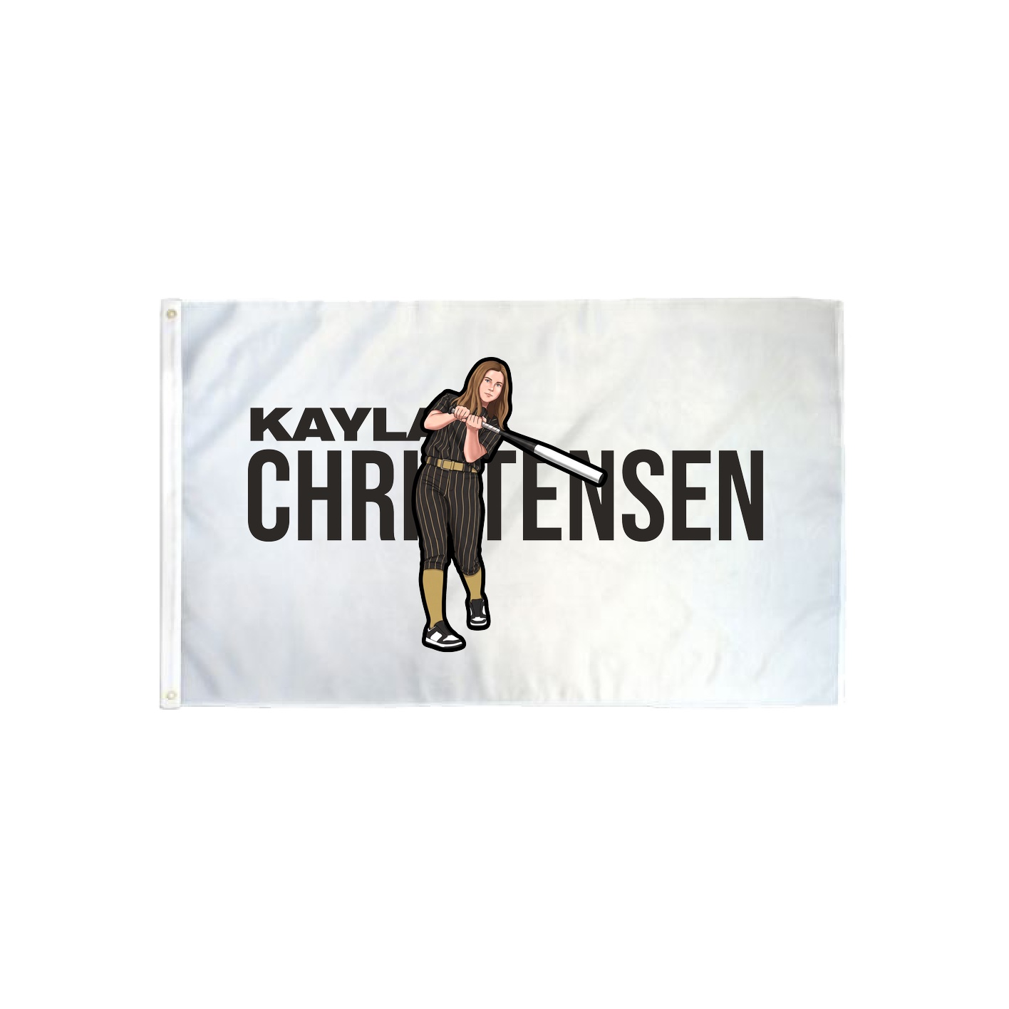 3x5 Flag — Player Name in Classic