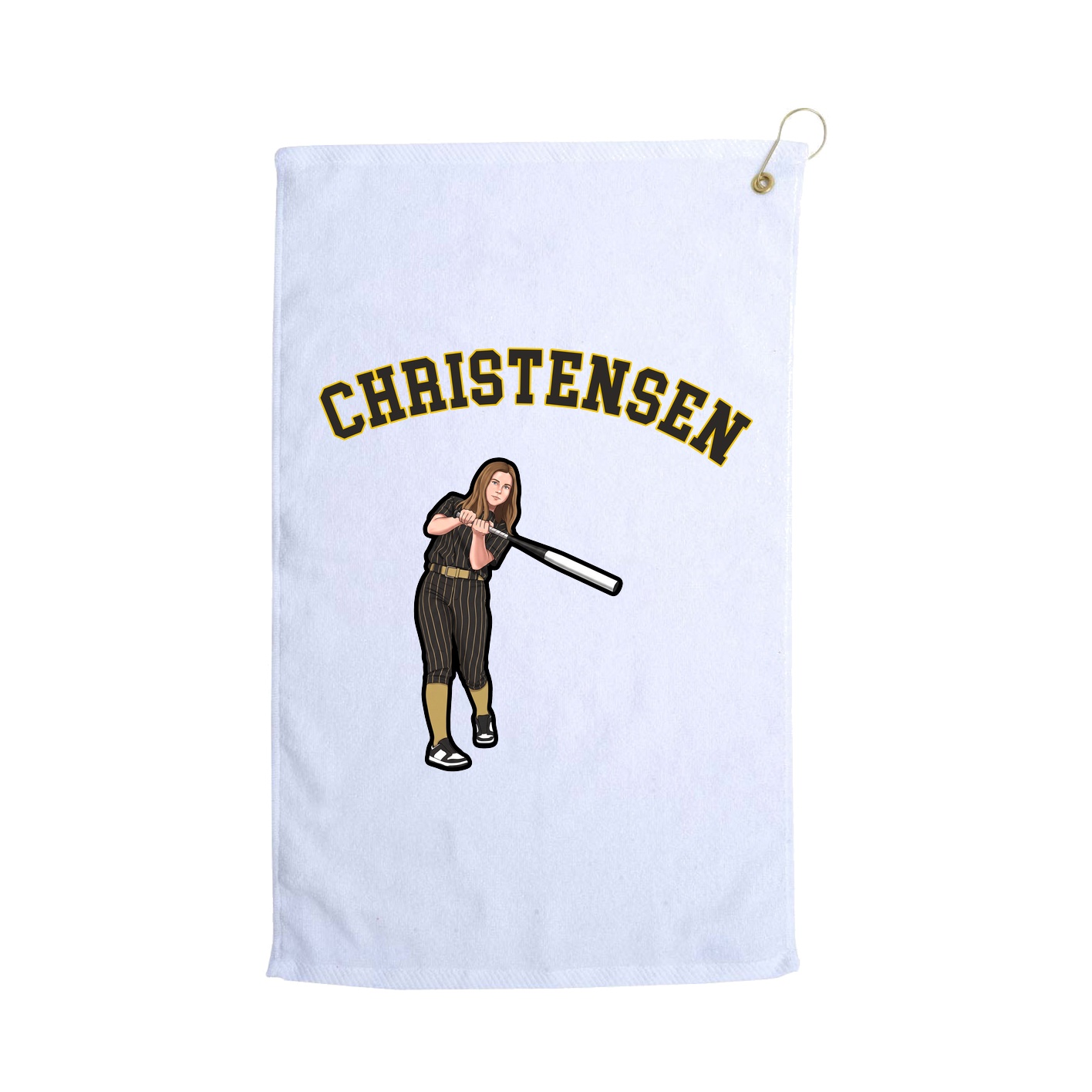 Golf Towel — Shirsey Arch in White
