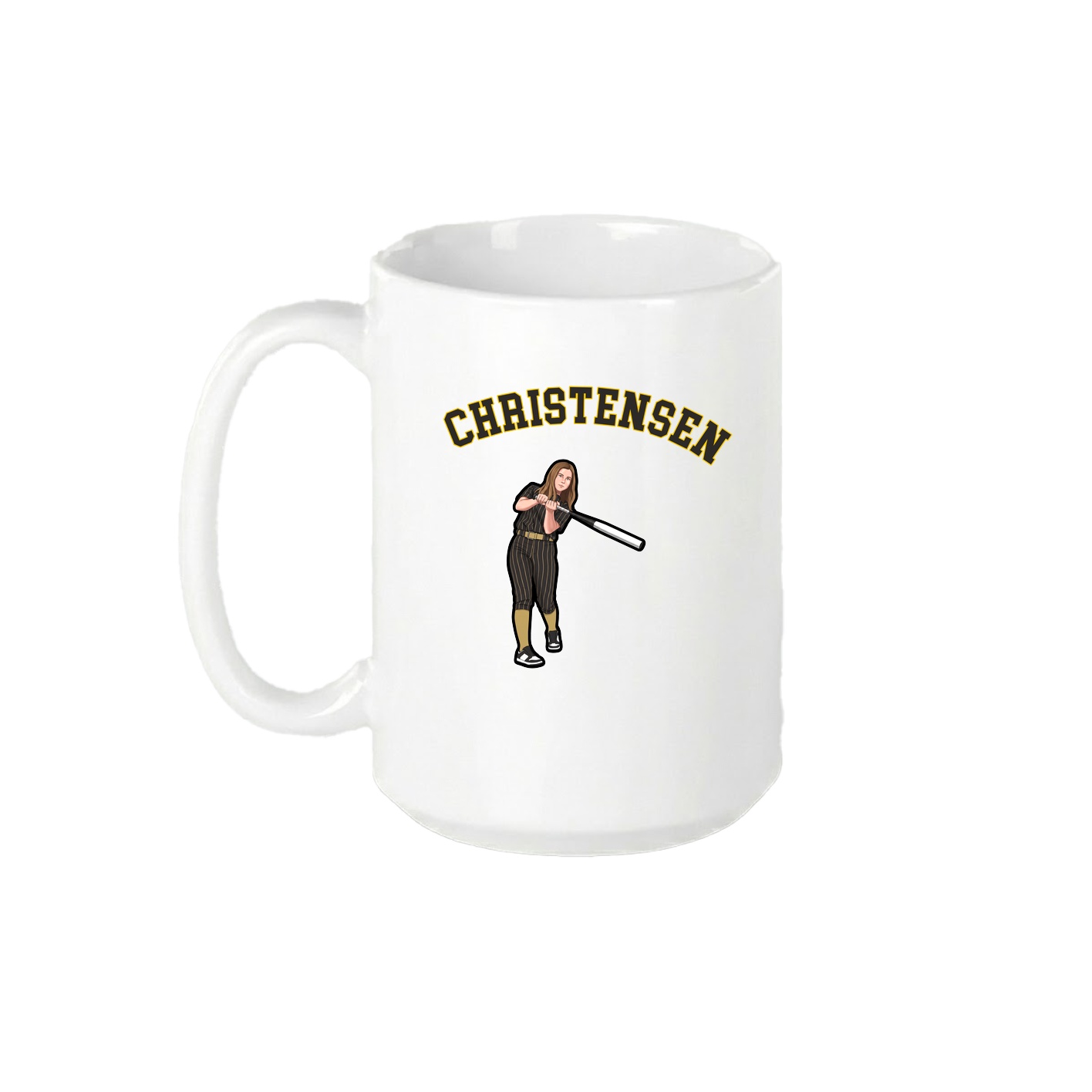 15oz Coffee Mug — Shirsey Arch in White