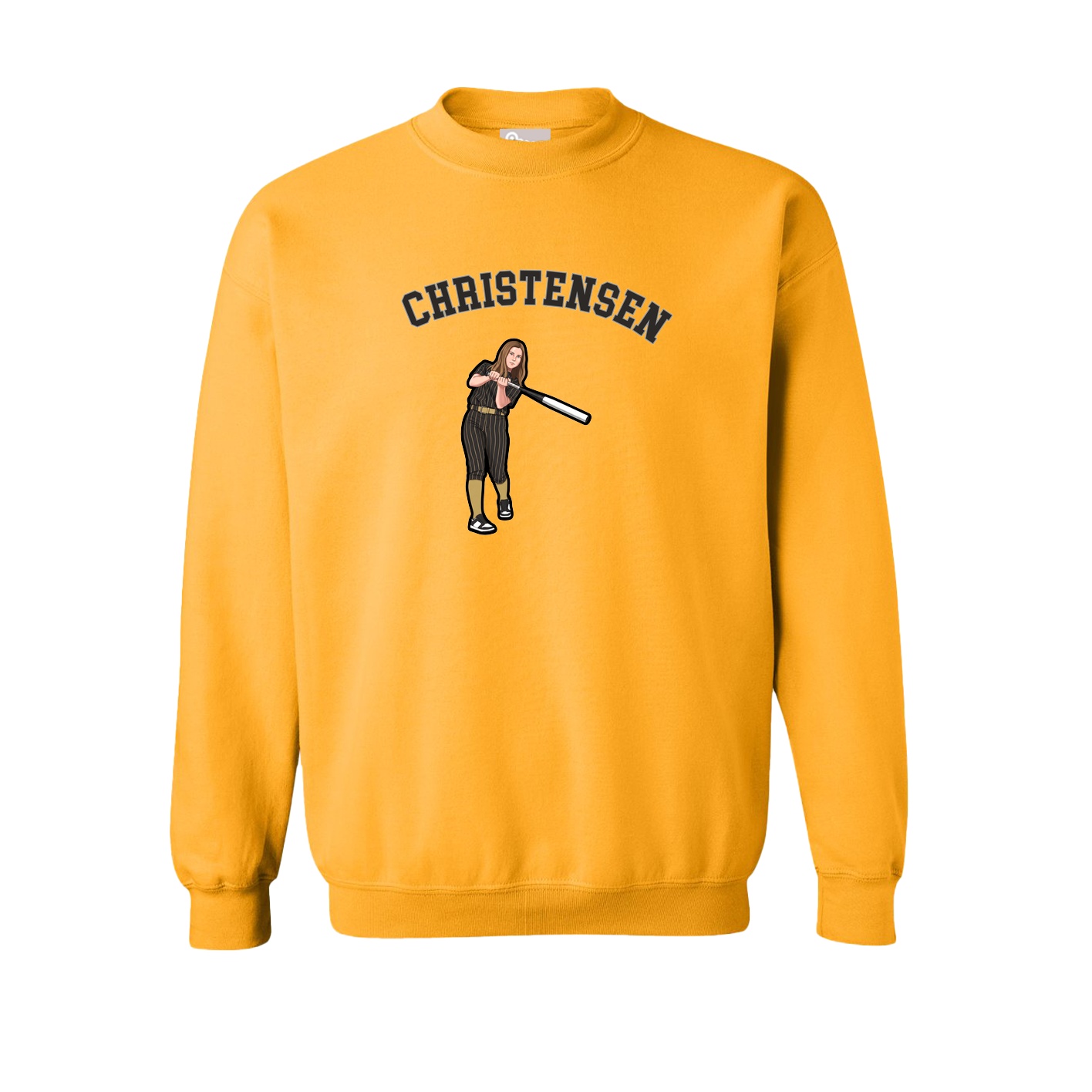 Fleece Crew — Shirsey Arch in Gold