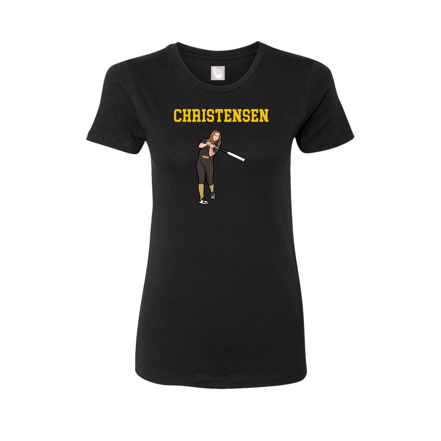 Fitted Women's Tee — Shirsey in Black