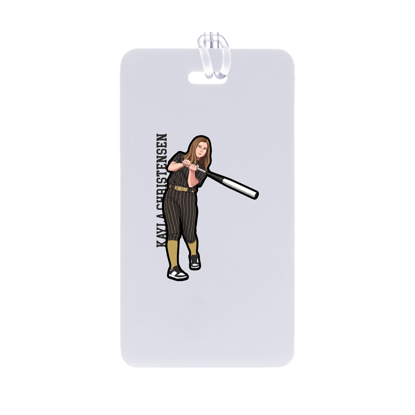 Bag Tag — Name Vertical in Classic