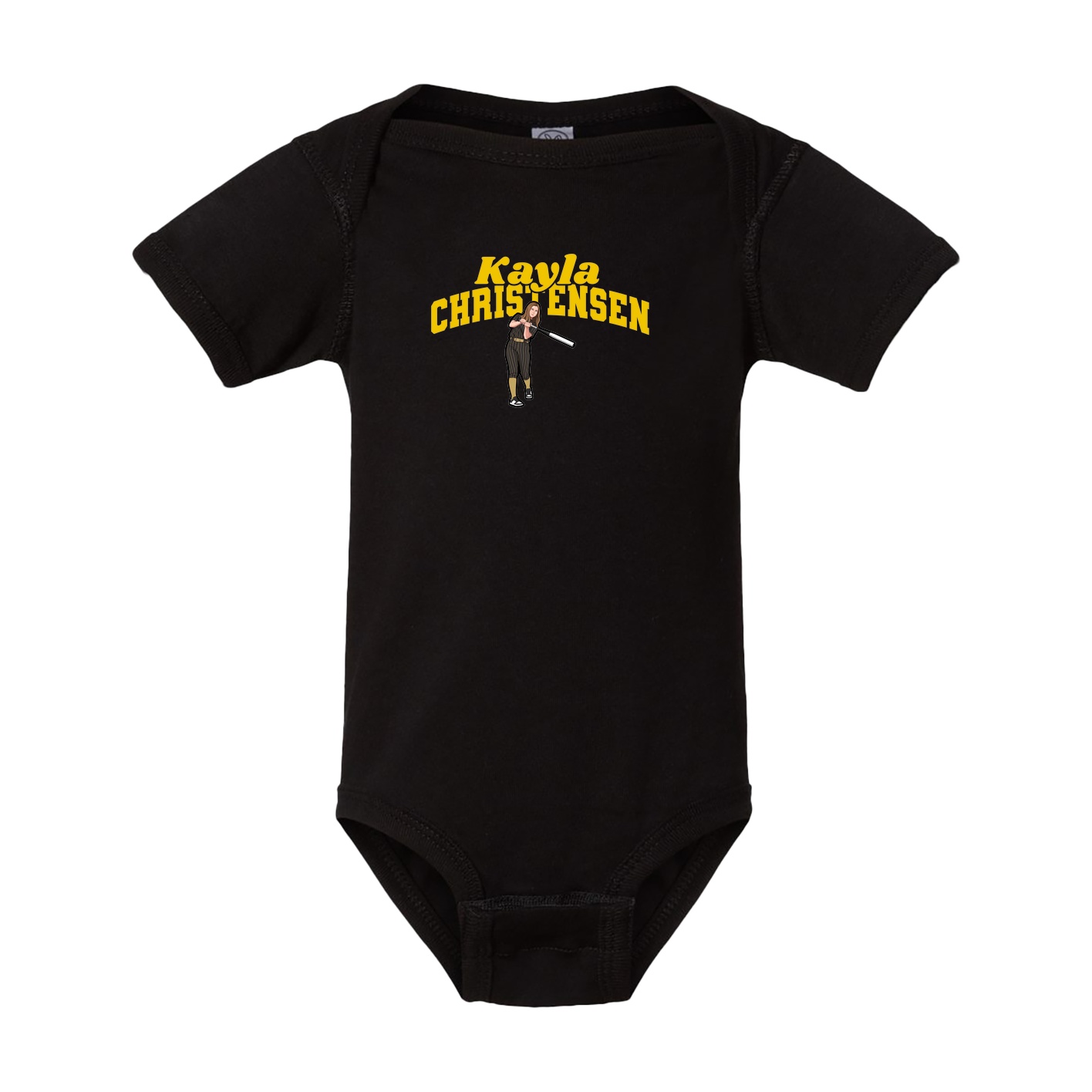 Baby Onesie — Signature Arch in Black