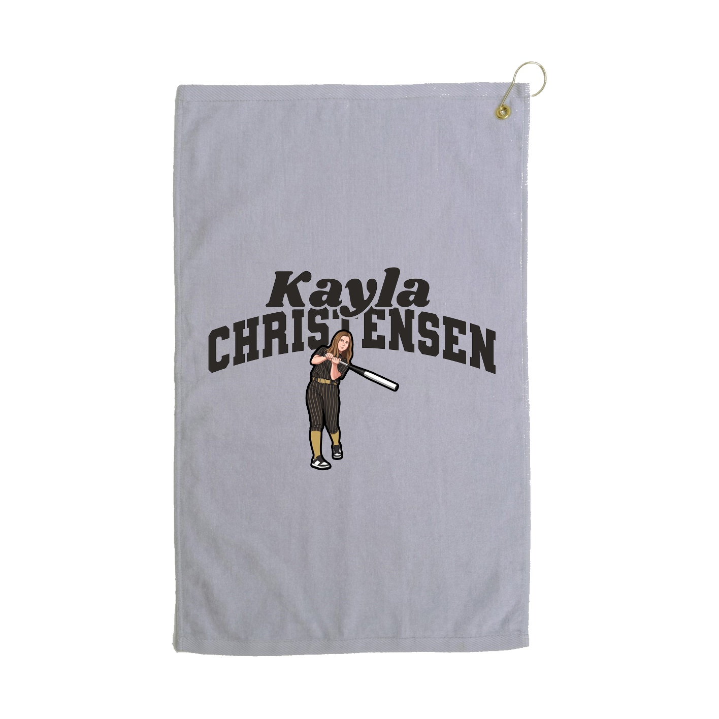 Golf Towel — Signature Arch in Grey