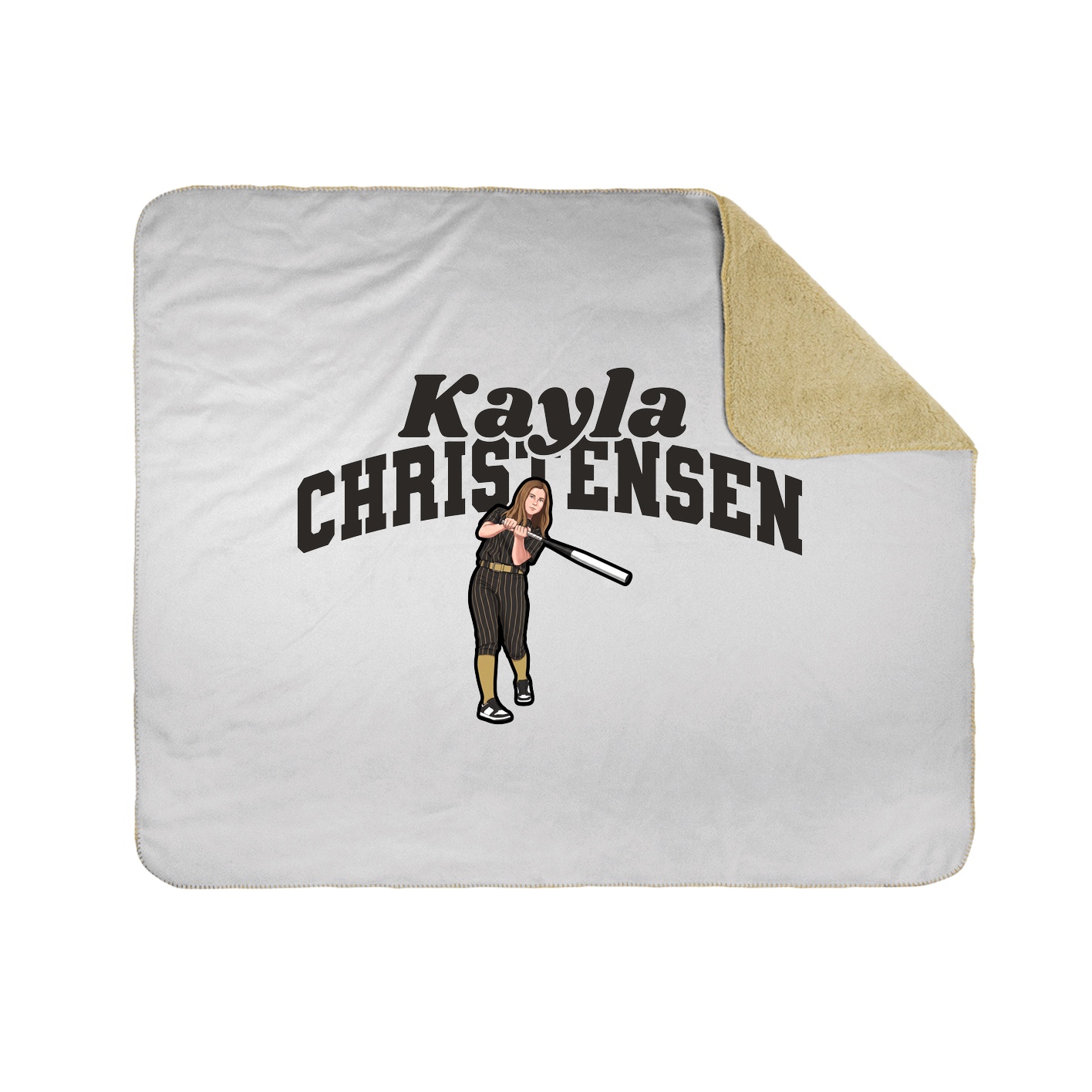Throw Blanket — Signature Arch in White