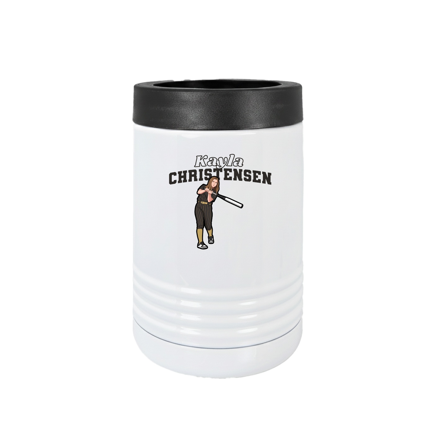 Beverage Holder — Name Arch in White